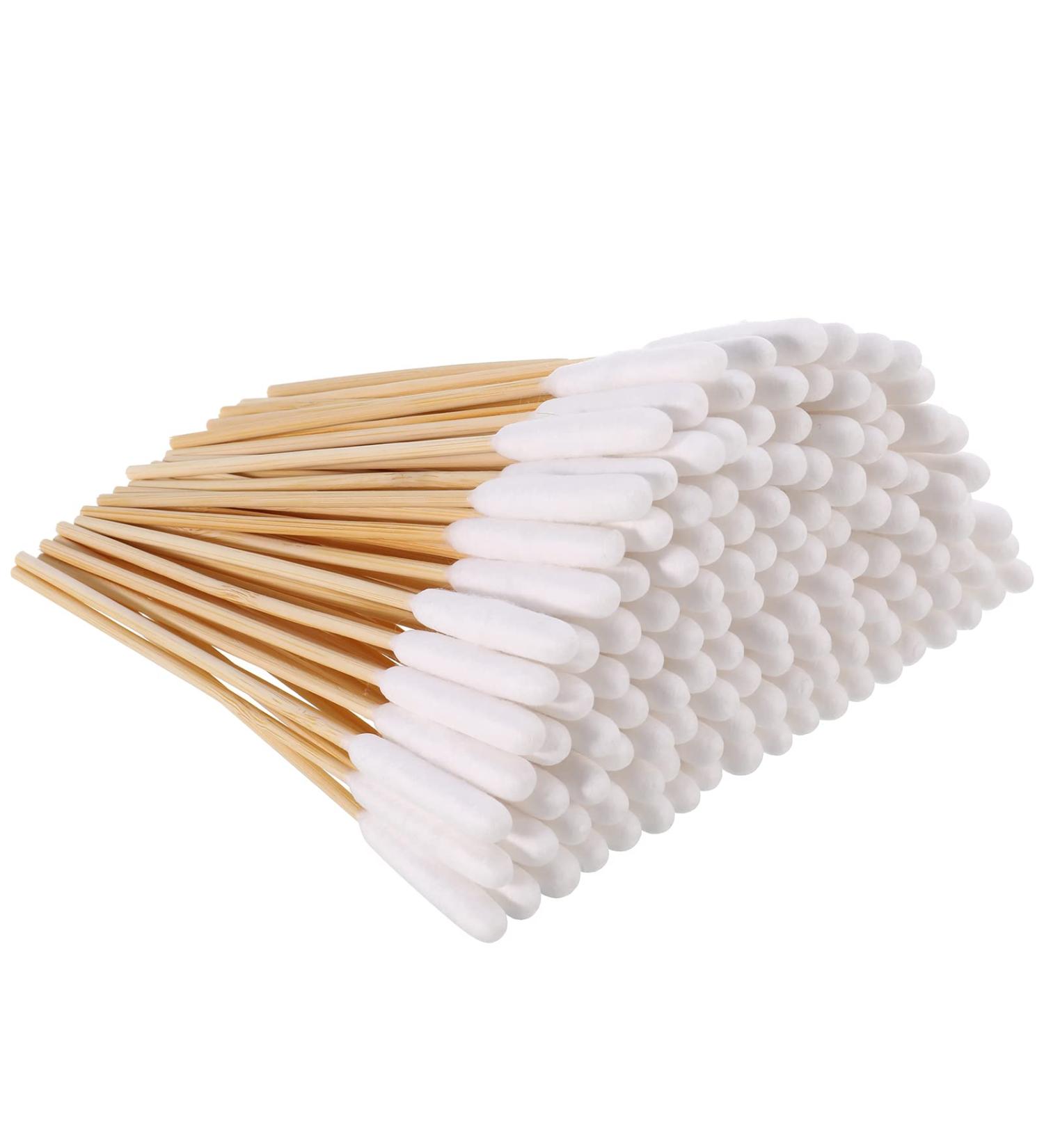 FRIUSATE 200 Extra Large Pet Ear Cleaner Cotton Buds for Dog & Cat Ear Wax Removal - Buy Online on GoSupps.com