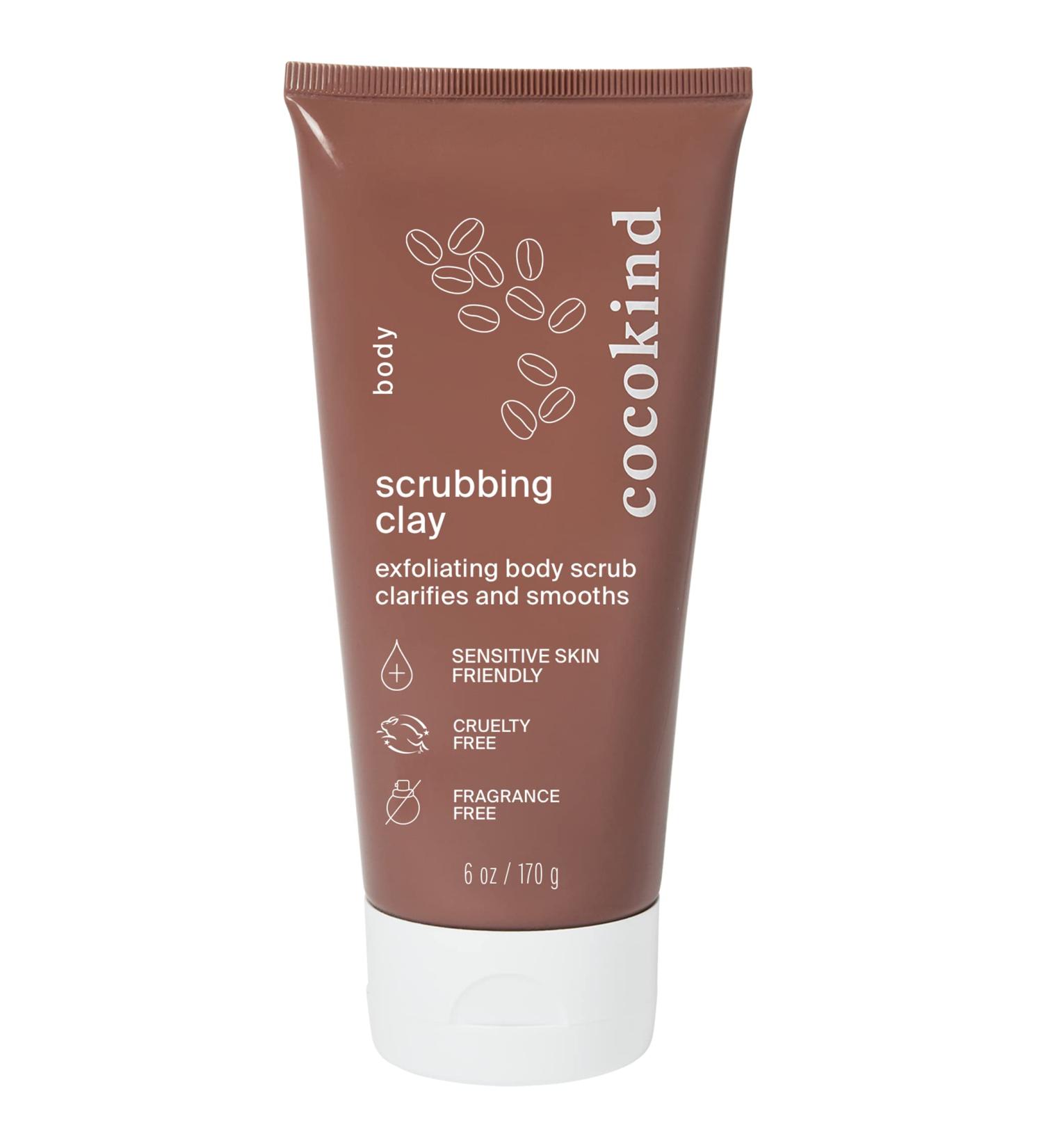 Cocokind Scrubbing Clay | Exfoliating Body Scrub & Wash | Brightening Coffee Body Exfoliator | Ideal Skin Care Products for All Skin Types - Buy Online on GoSupps.com