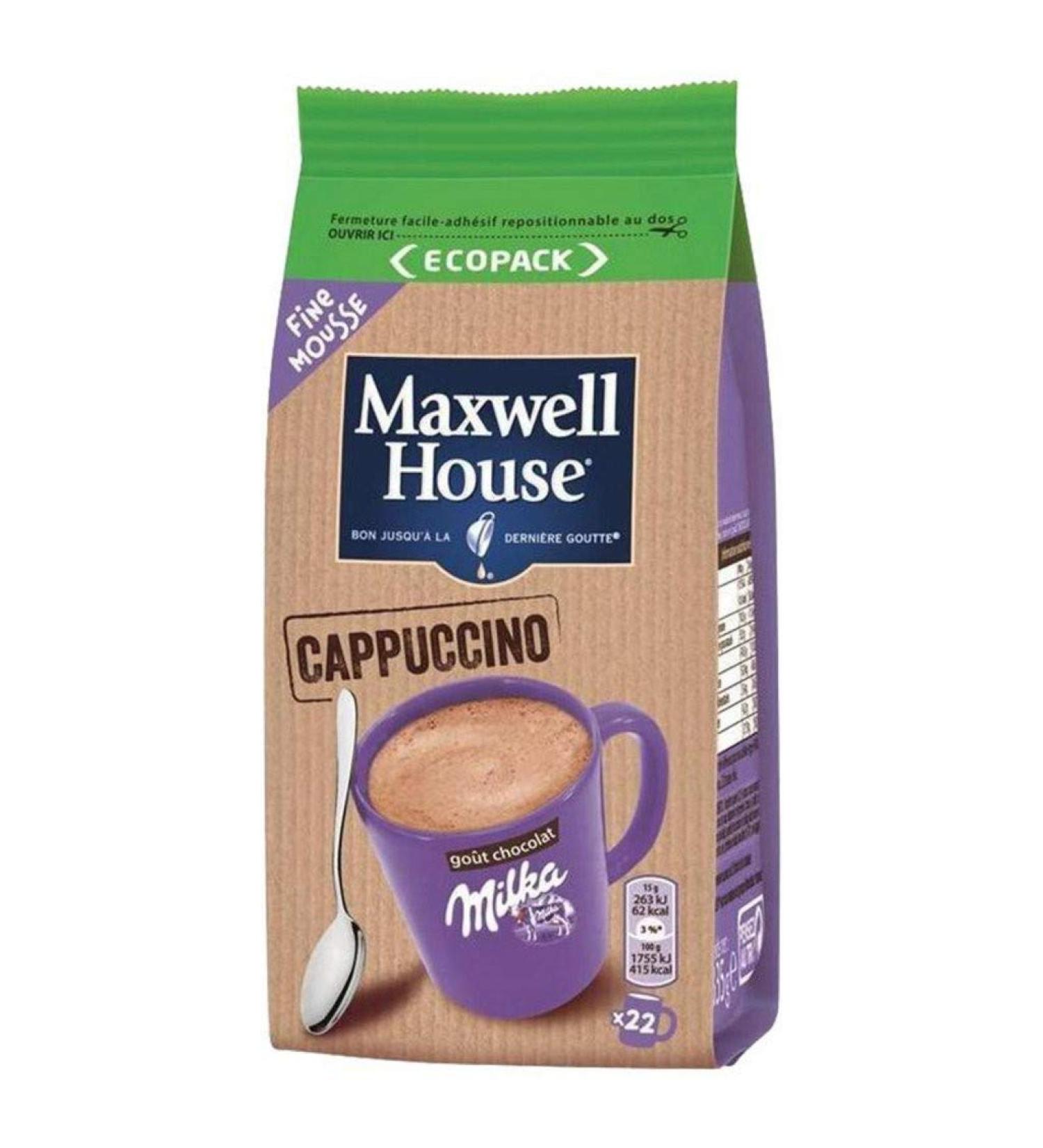 Maxwell House Cappuccino Milka 335g (pack of 3) - Buy Online on GoSupps.com