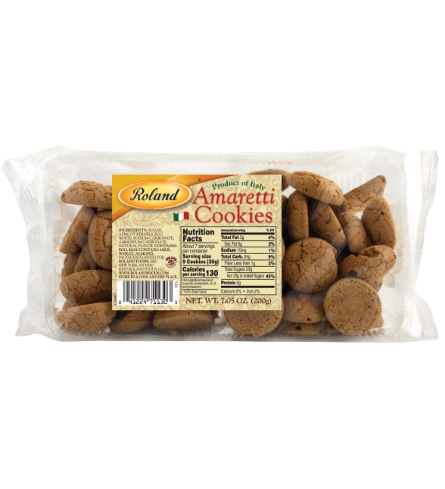 Roland Foods Amaretti Cookies 7.05oz (Pack of 5) | Imported Specialty Food - Buy Online on GoSupps.com