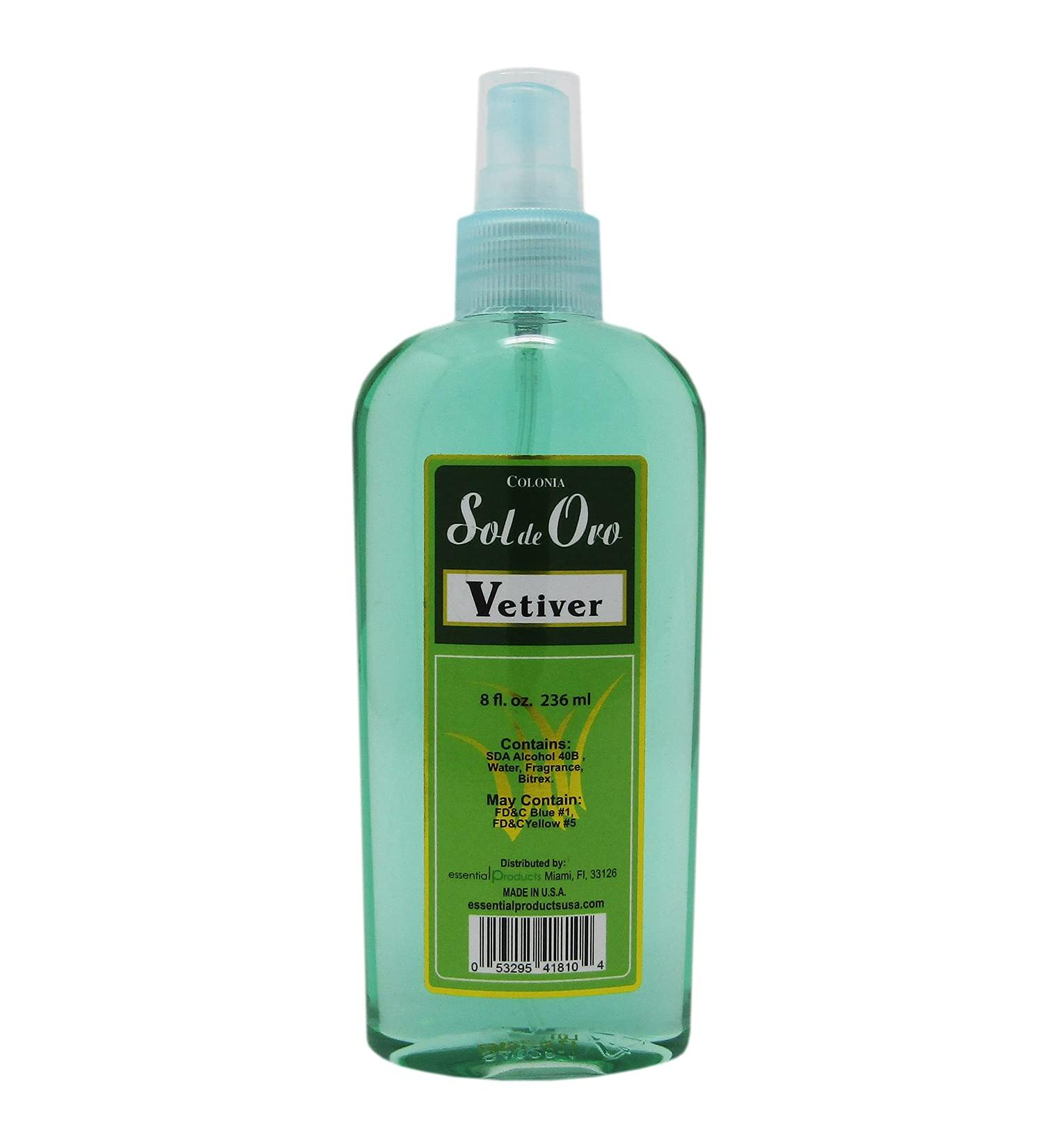 SOL DE ORO Cologne Vetiver Spray 8 Oz - Buy Online on GoSupps.com