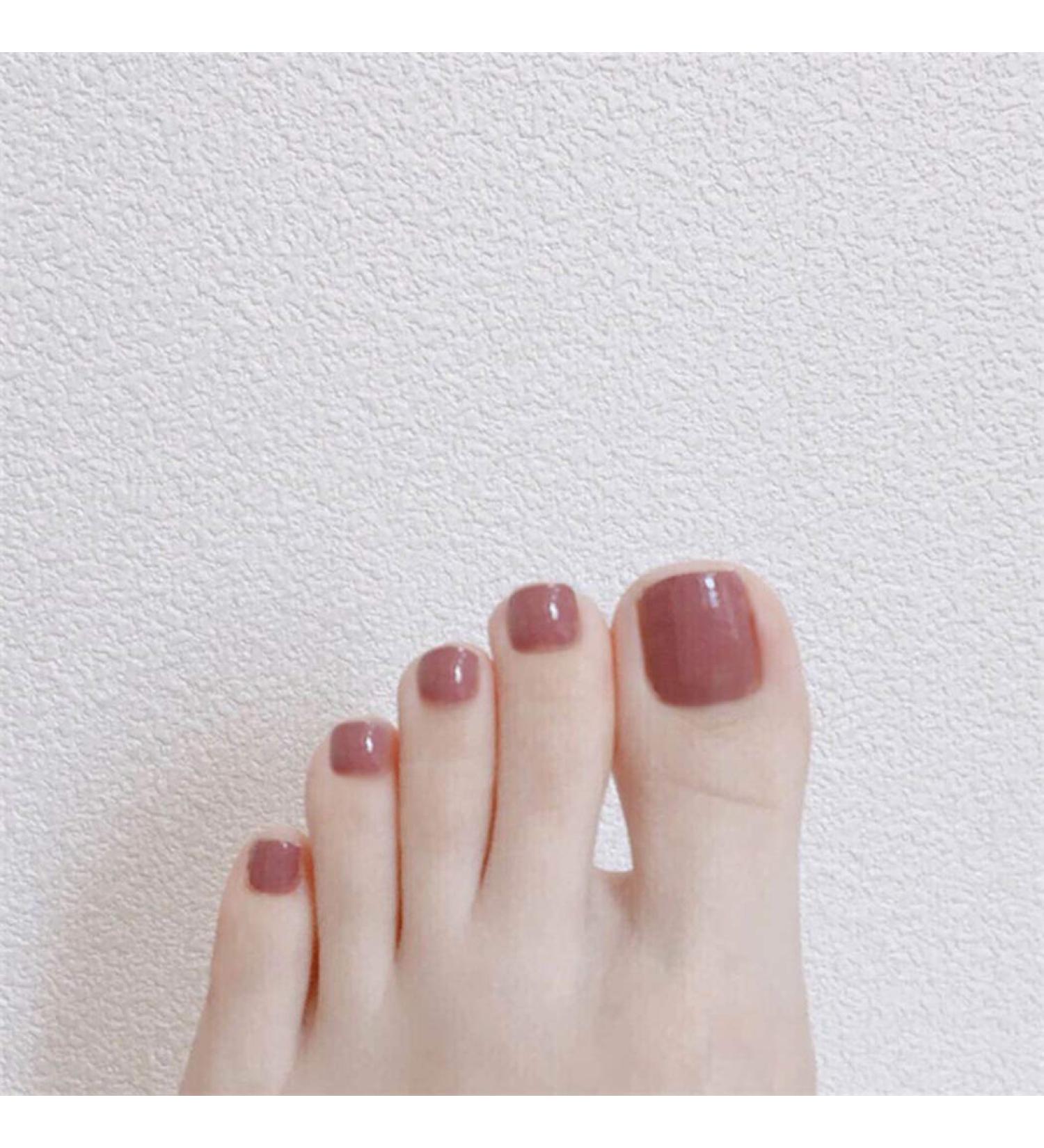 Yienate Chic False Toenails | Exquisite Pink Purple Complete Cover Nail Tips for Brides | 24-Hour Long-Lasting Wear - Buy Online on GoSupps.com