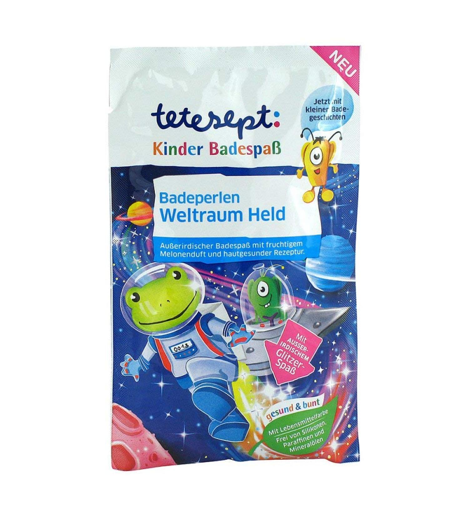 TETESEPT Children's Bathing Fun Bath Pearls Space Hero 60 g