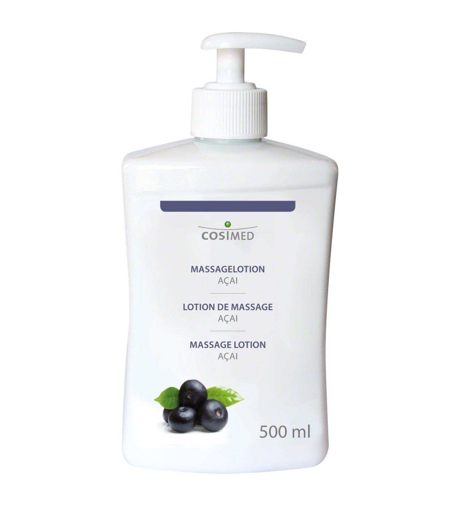 Buy cosiMed Acai Massage Lotion with Pressure Dispenser - 500ml | International Shipping Available - Buy Online on GoSupps.com