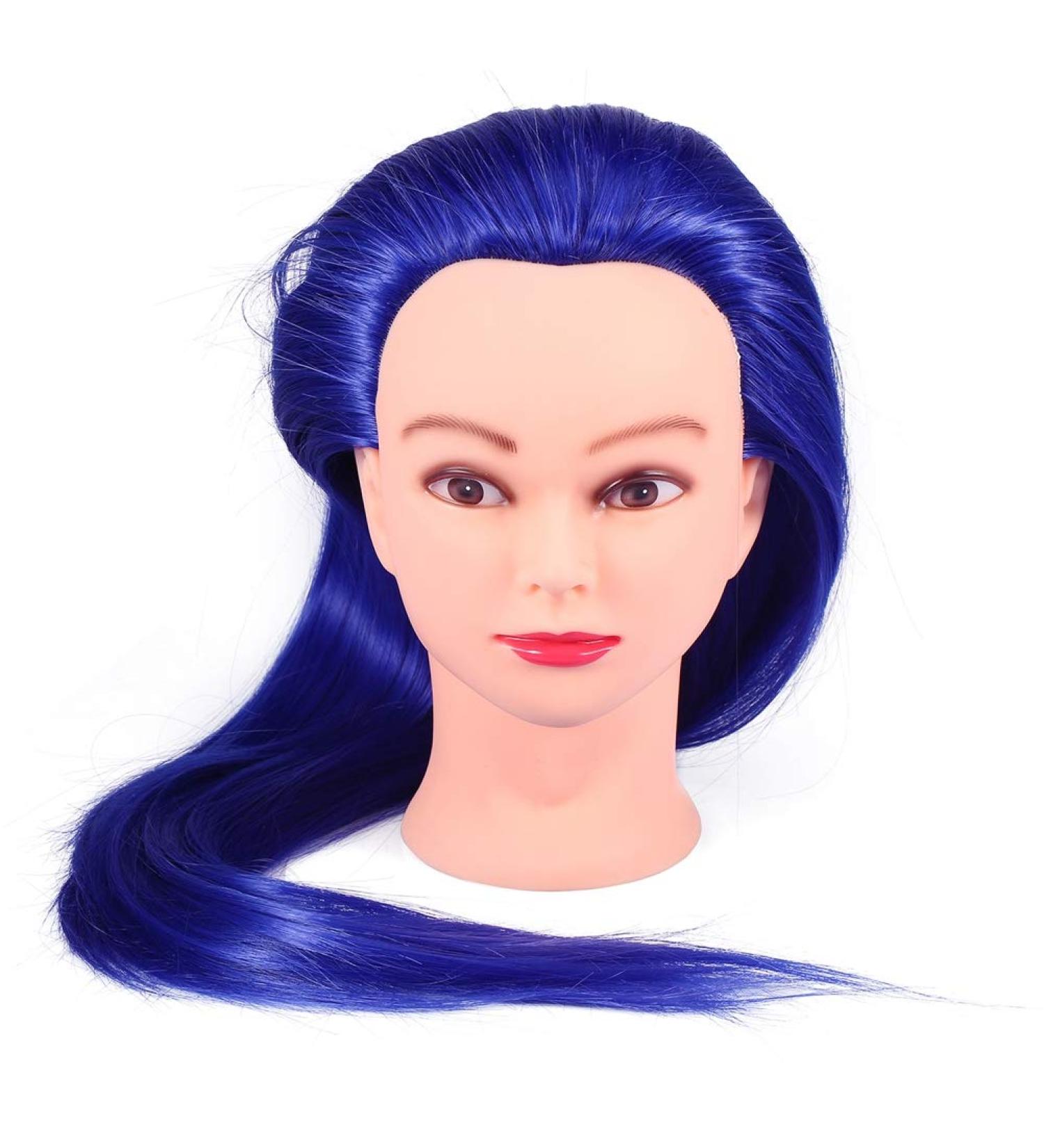 Shop Window Doll Head for Hair Stylist Training - 24 Synthetic Fiber Cosmetology Puppet (#2) Blonde - Buy Online on GoSupps.com