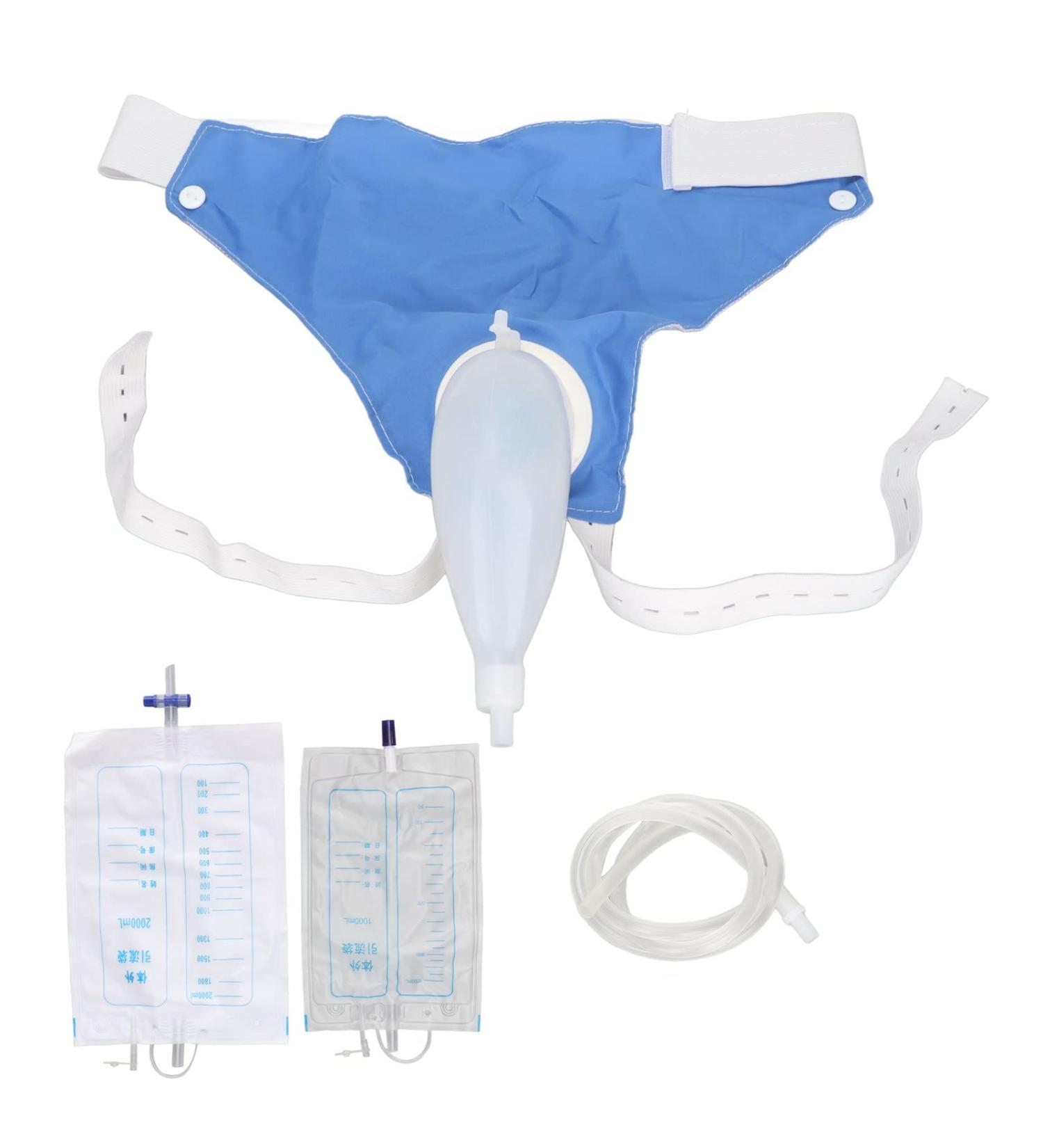 Buy Urine Collector Bag | Leak-Proof Wearable Urine Bag for Men & Elderly | 1000ML & 2000ML Options - Buy Online on GoSupps.com
