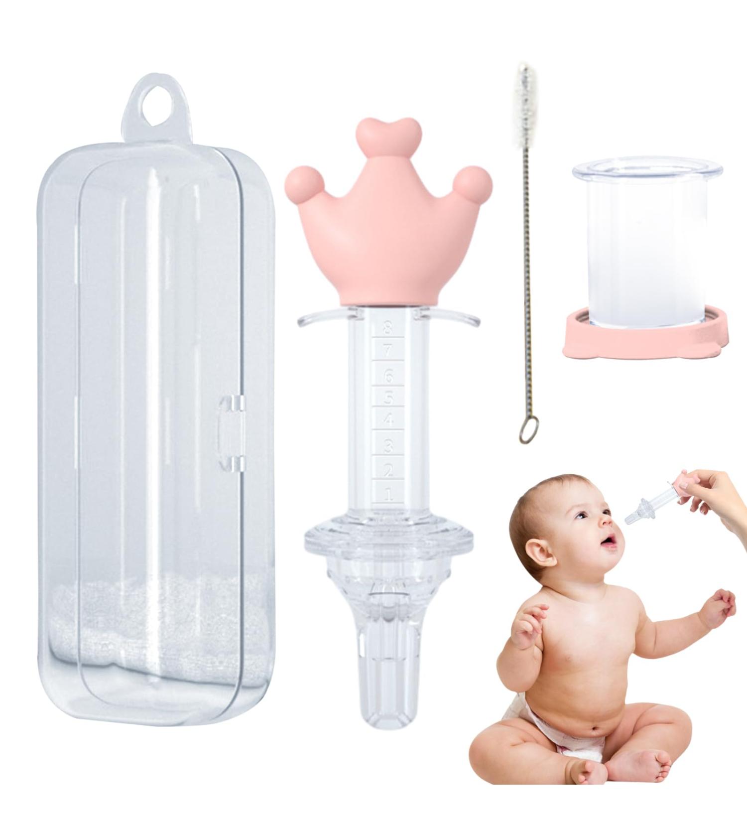 Neamou Rosa Cartoon Medicinal Dispenser Pacifiers for Children - Baby Feeding Utensils for Liquid Medication & Nutrients - Buy Online on GoSupps.com