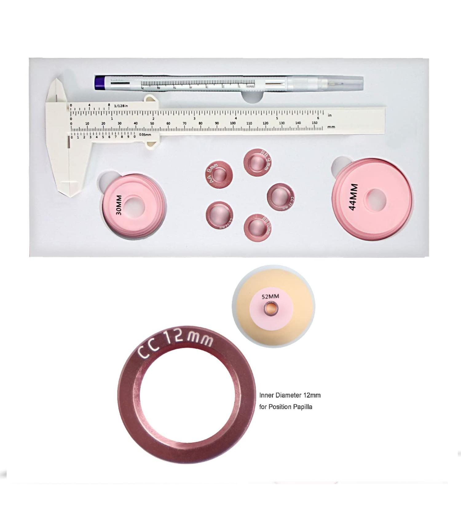 3D Areola Tattoo Measurements Set - Perfect for Nipple Areola Tattoo Training - Buy Online on GoSupps.com