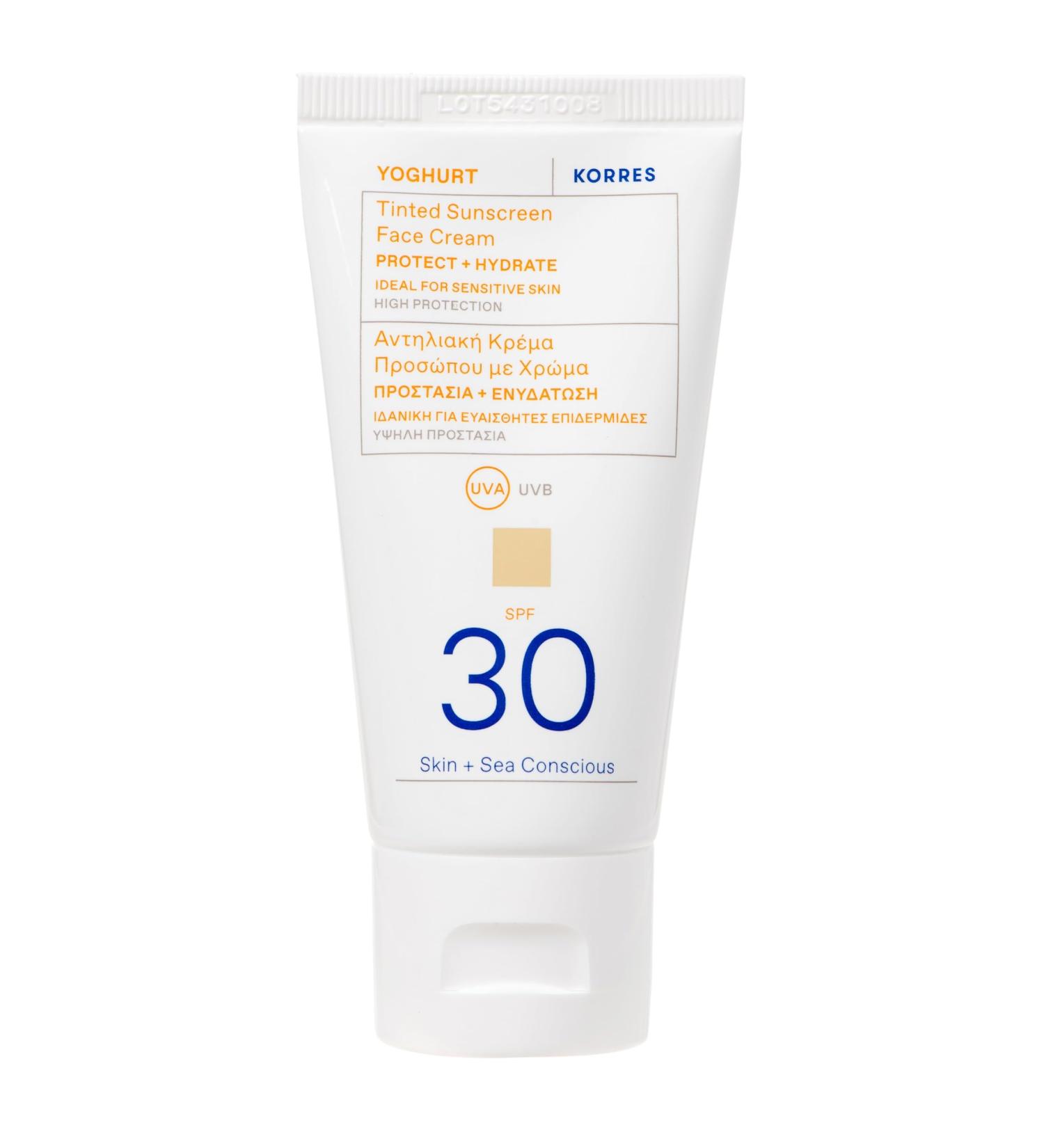 KORRES YOGHURT Tinted Face SPF30 50ml - Buy Online on GoSupps.com
