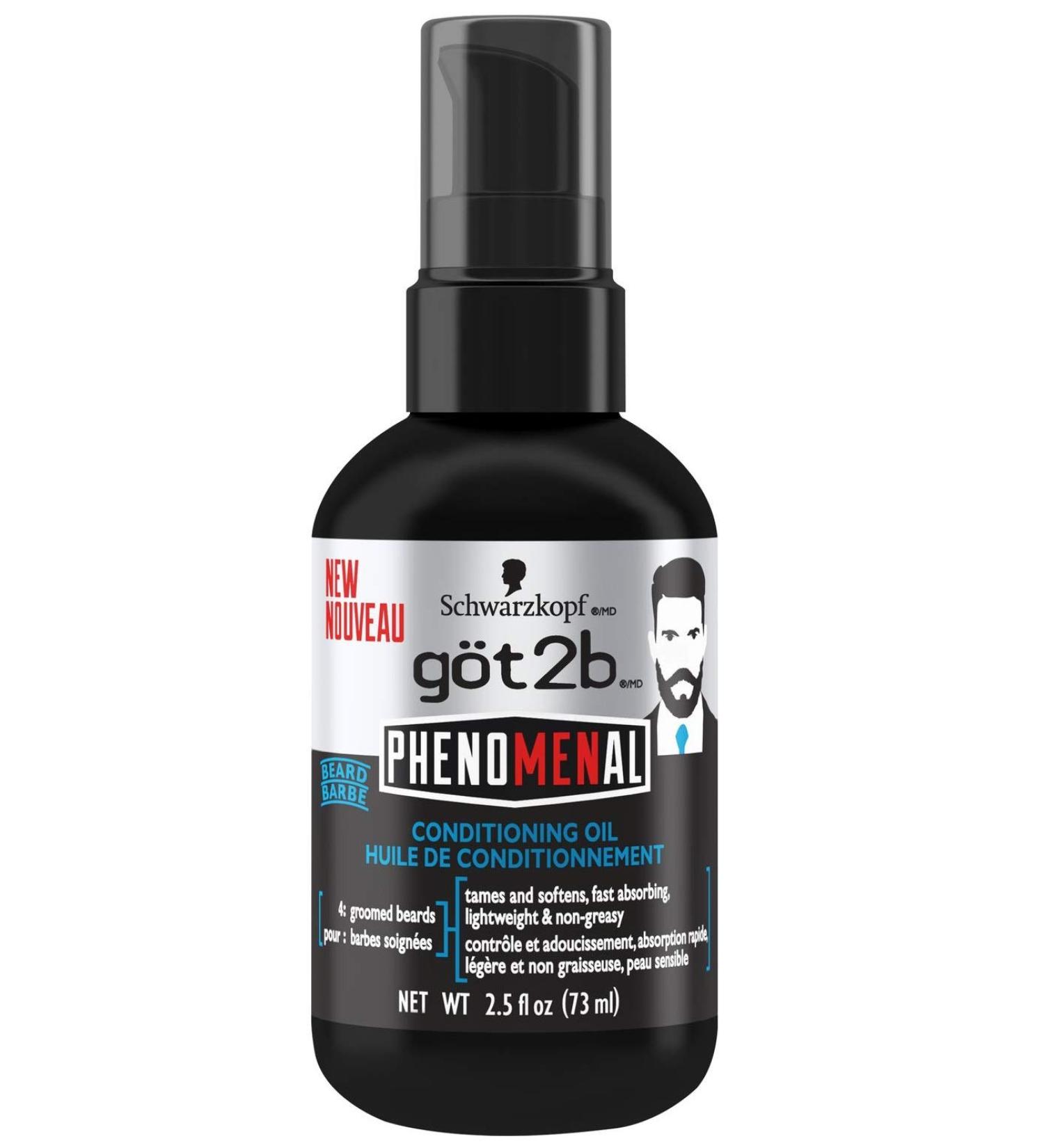 Got2B PhenoMENal Beard Conditioning Oil, 2.5 Ounce Beard Hair Oil