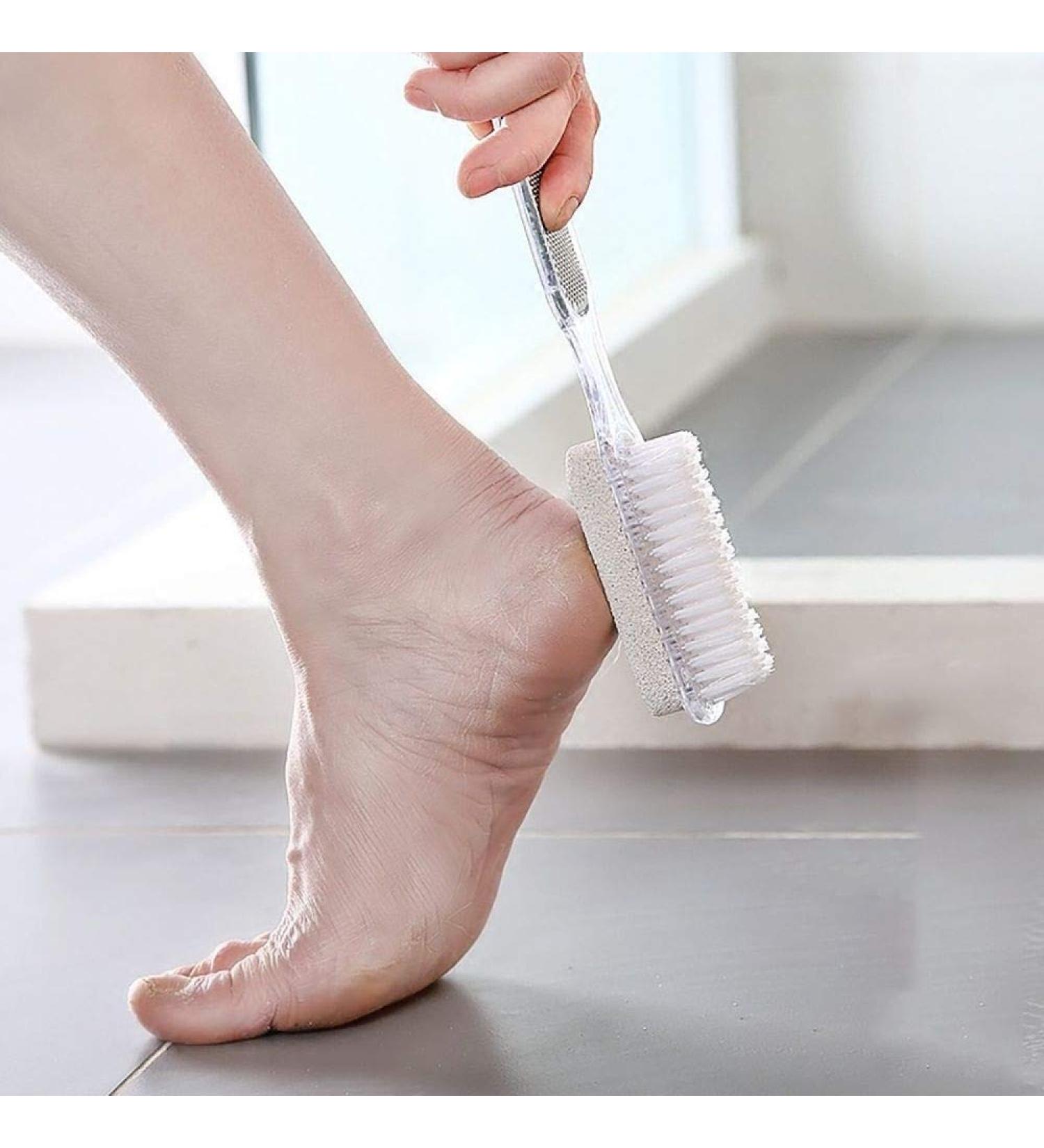 ZXB-Shop Footrest & Foot Washer - Dead Skin Callus Remover Shower Massage Device for Pedicure Spa Care - Buy Online on GoSupps.com