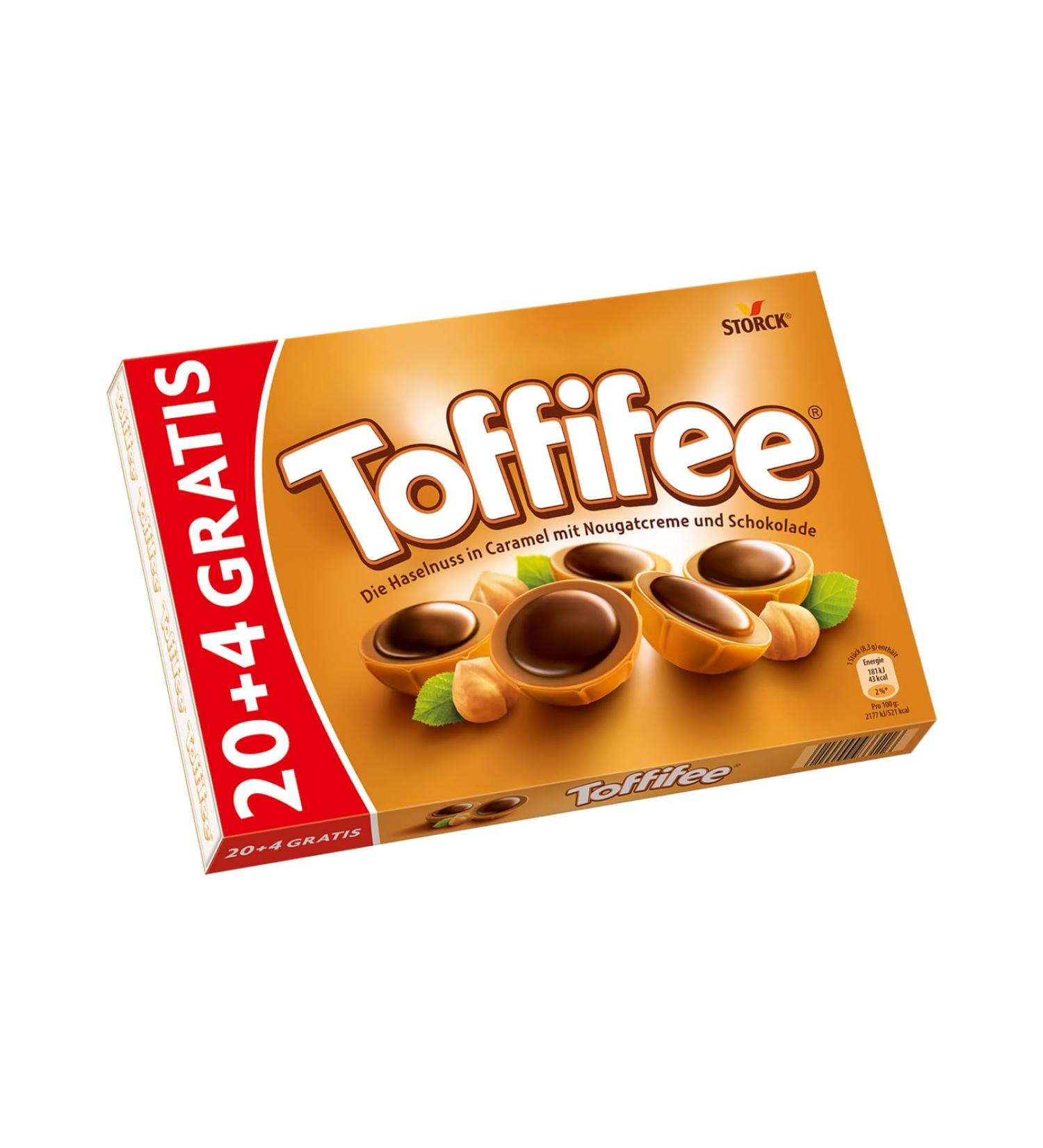  Toffifee Toffifee 20+4 Free (1 x 200 g) / Caramel Hazelnut Nougat Cream & Chocolate - Buy Online on GoSupps.com
