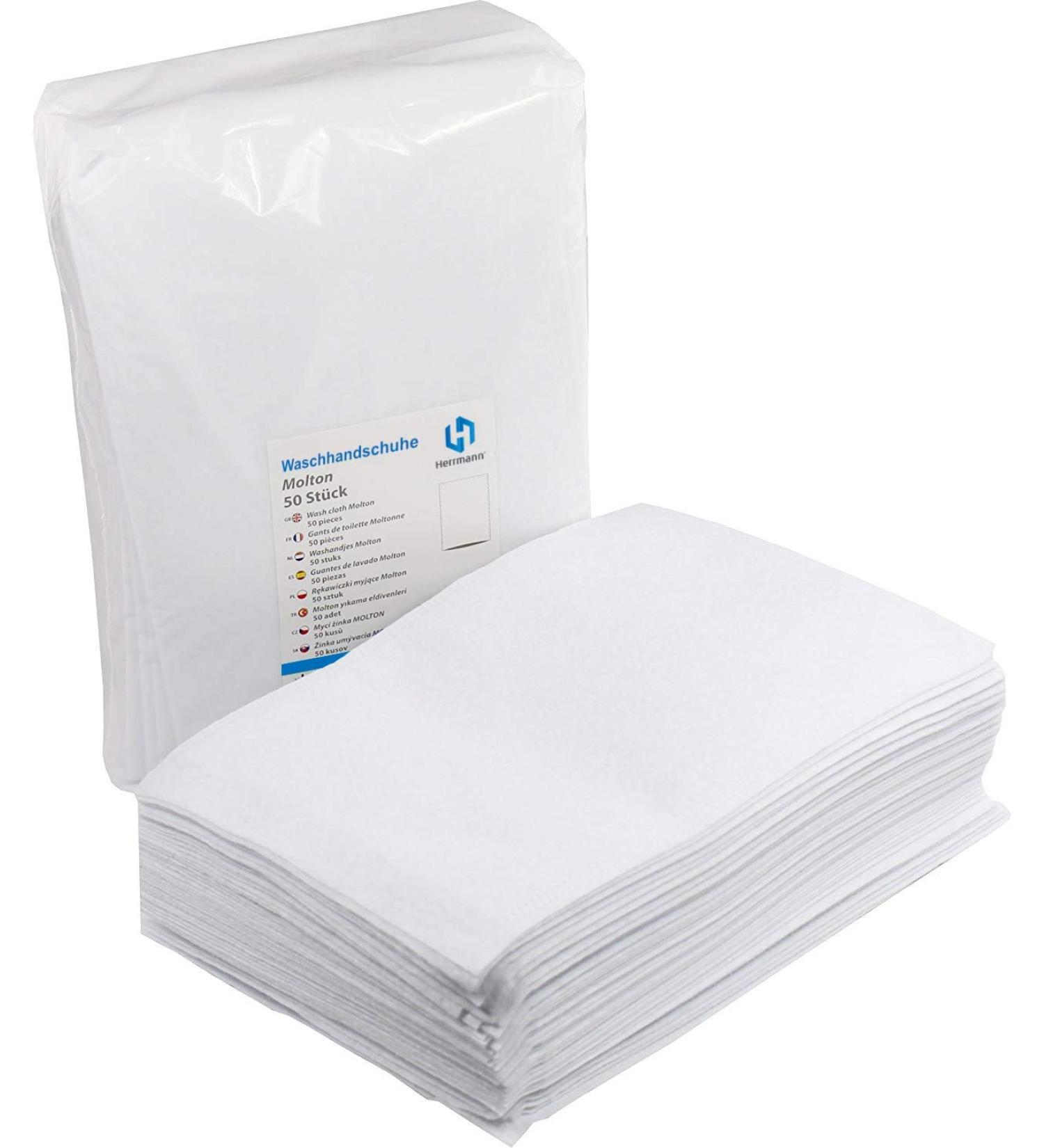 Buy Tedal Flap Molton Premium 1000 Pieces - Soft Absorbent Disposable Washing Gloves for Hygiene & Cosmetics - International Shipping Available - Buy Online on GoSupps.com