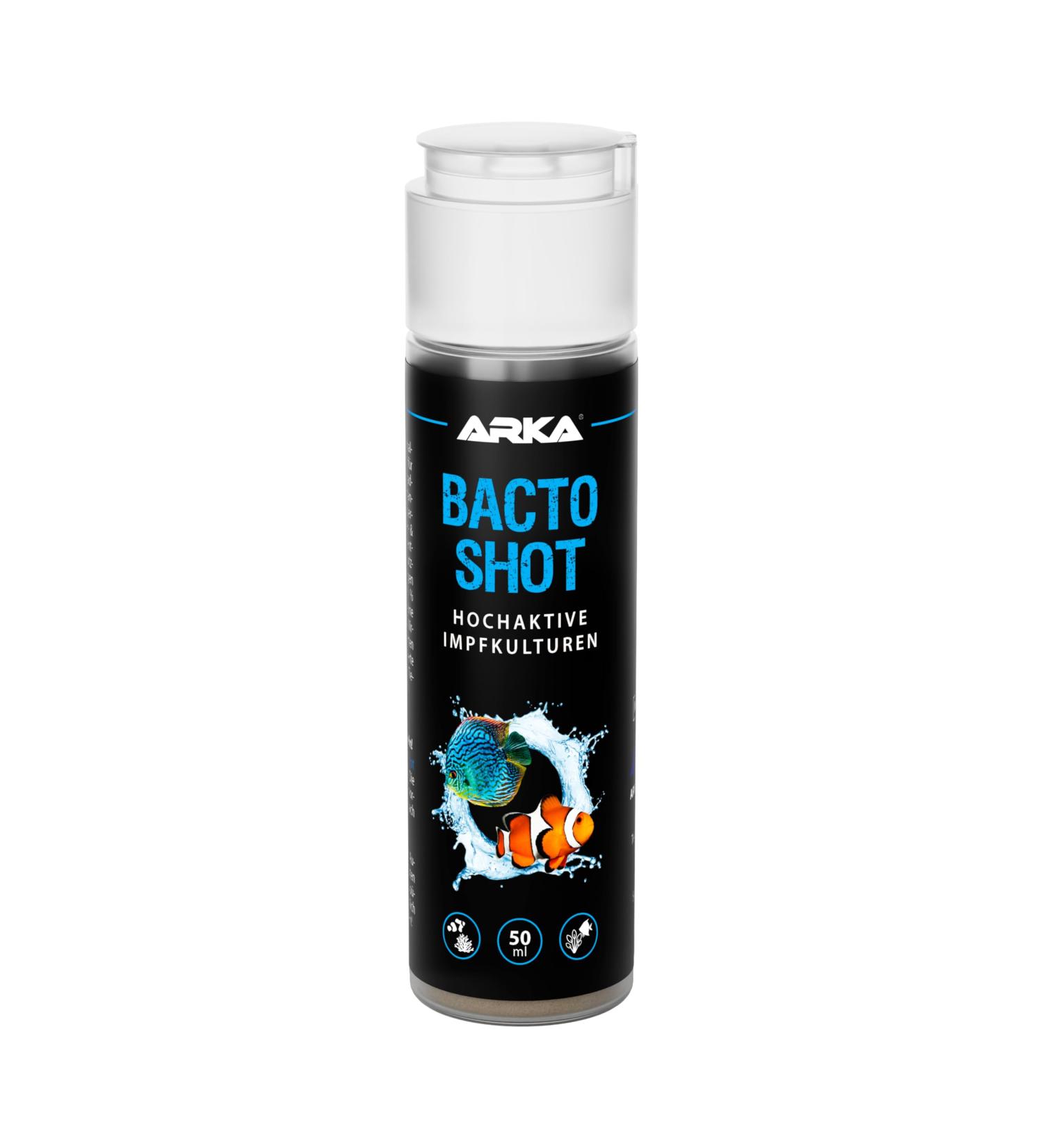 Arka Bacto Shot 50ml - Premium Living Vaccination Cultures for Freshwater & Saltwater Aquariums | Improve Water Quality & Biology - Buy Online on GoSupps.com
