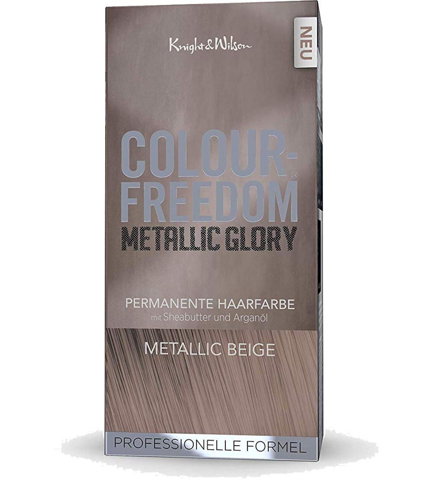 Colour Freedom Metallic Glory - Metallic Beige Hair Color - 1 Piece Pack for International Shipping - Buy Online on GoSupps.com