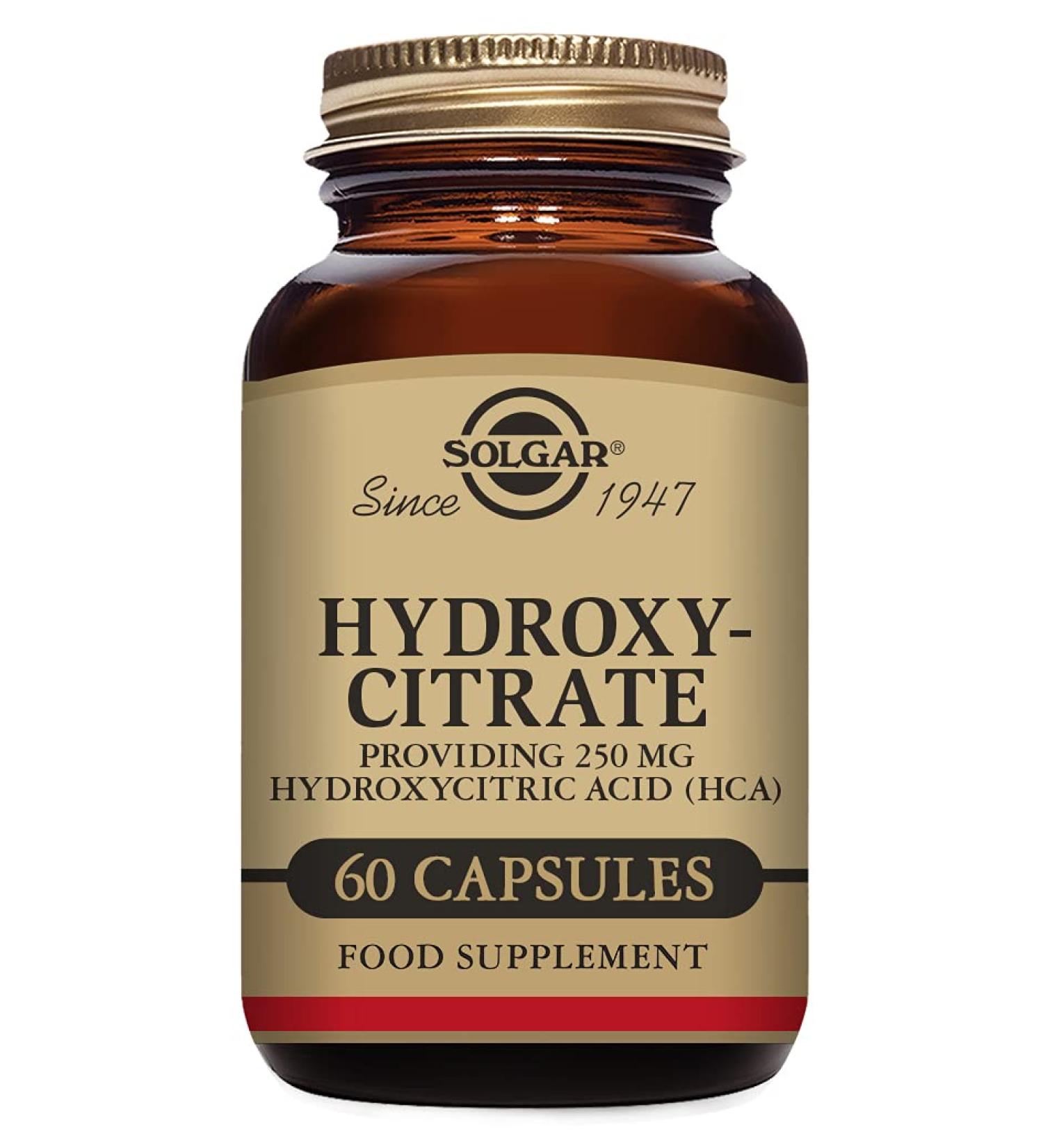 Solgar Hydroxy-Citrate 60 Veg Capsules | Natural Weight Management Support - Buy Online on GoSupps.com