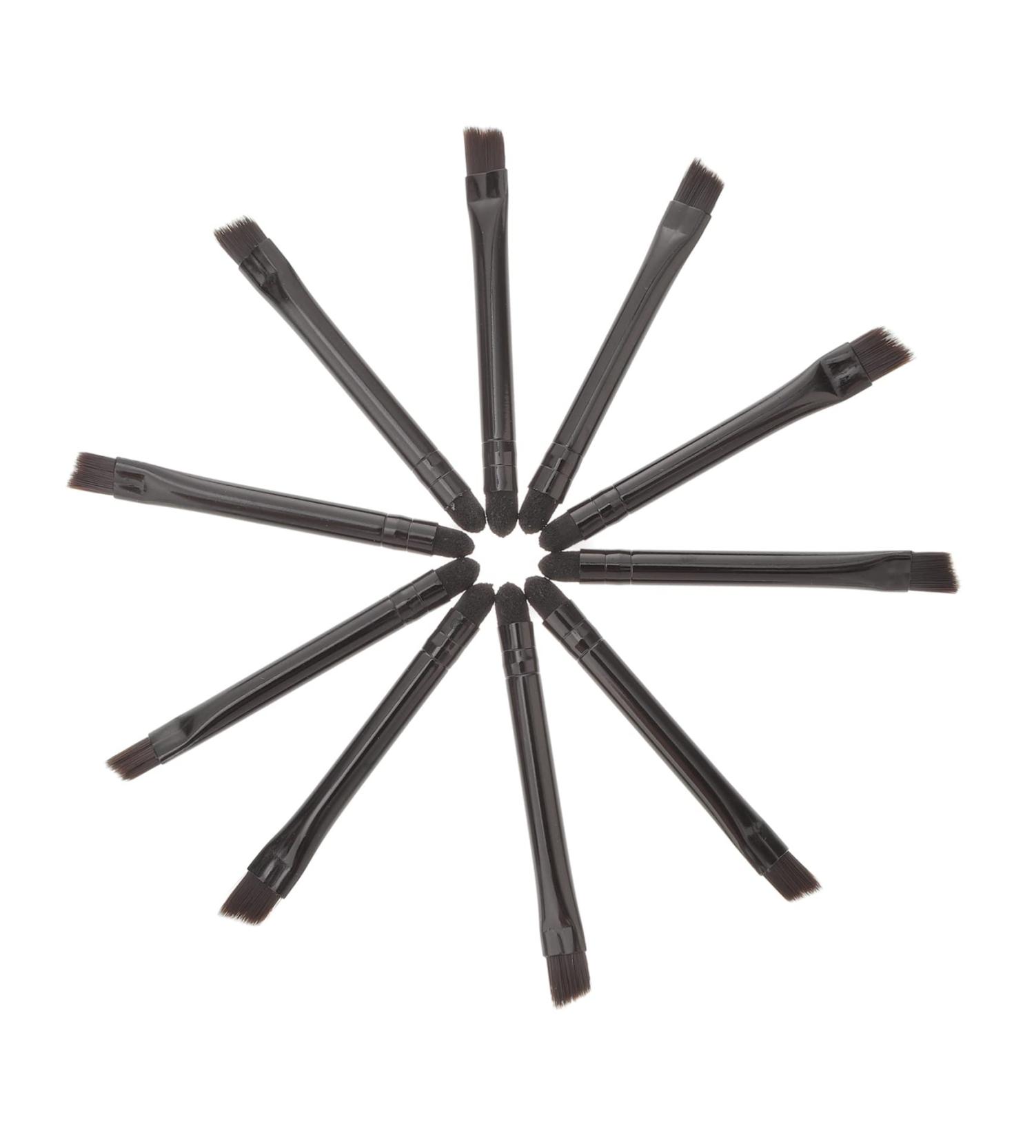 DRESSOOS 10 Pcs Eye Shadow Brush Makeup Tool Lip Applicator Cosmetic Brush Makeup Brush Eyeshadow Nylon Black - Buy Online on GoSupps.com