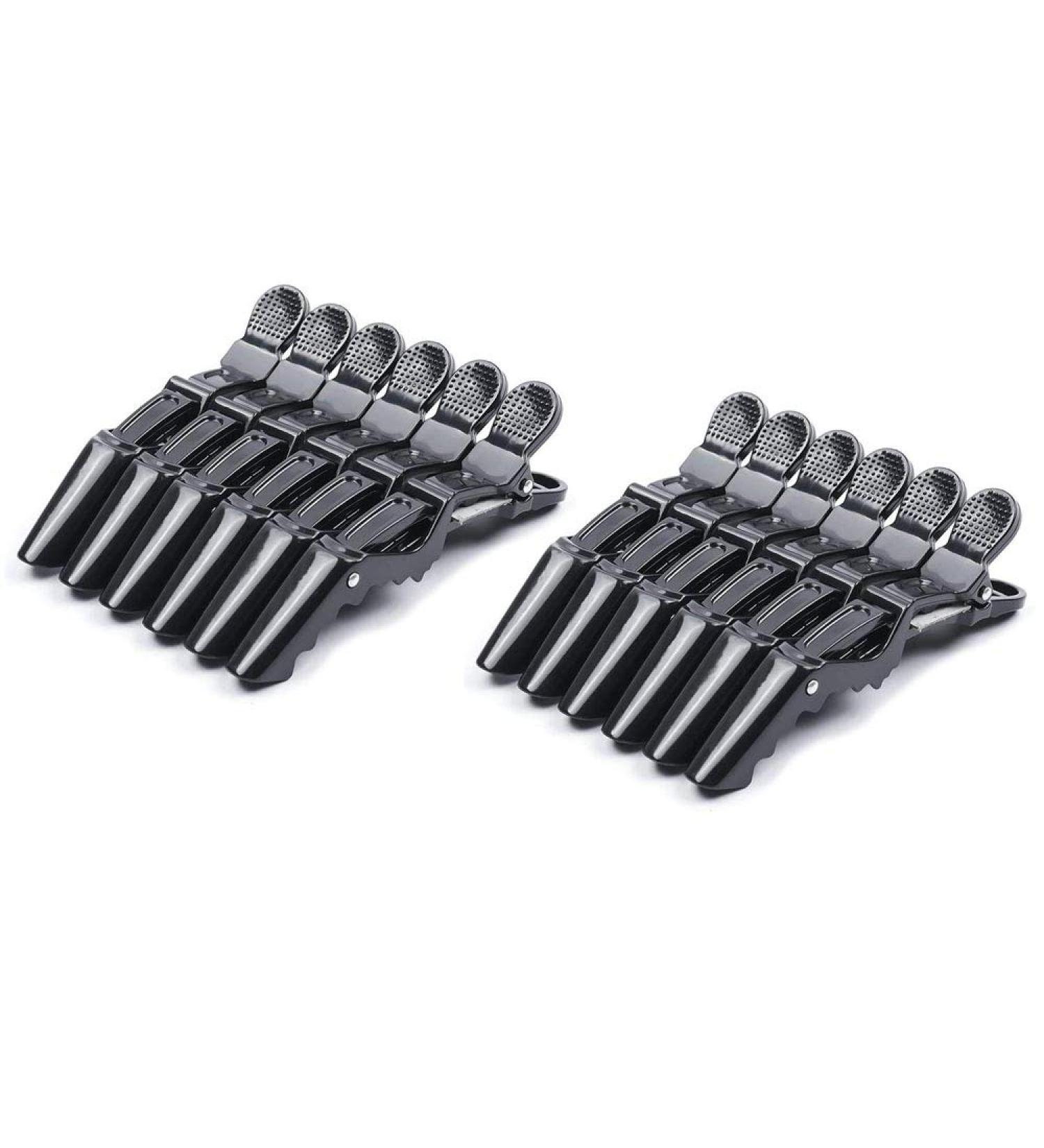 Buy Pofet 12-Piece Non-Slip Duck Beak Hair Clips - Plastic Crocodile Styling Clips for All Hair Types - International Shipping Available - Buy Online on GoSupps.com