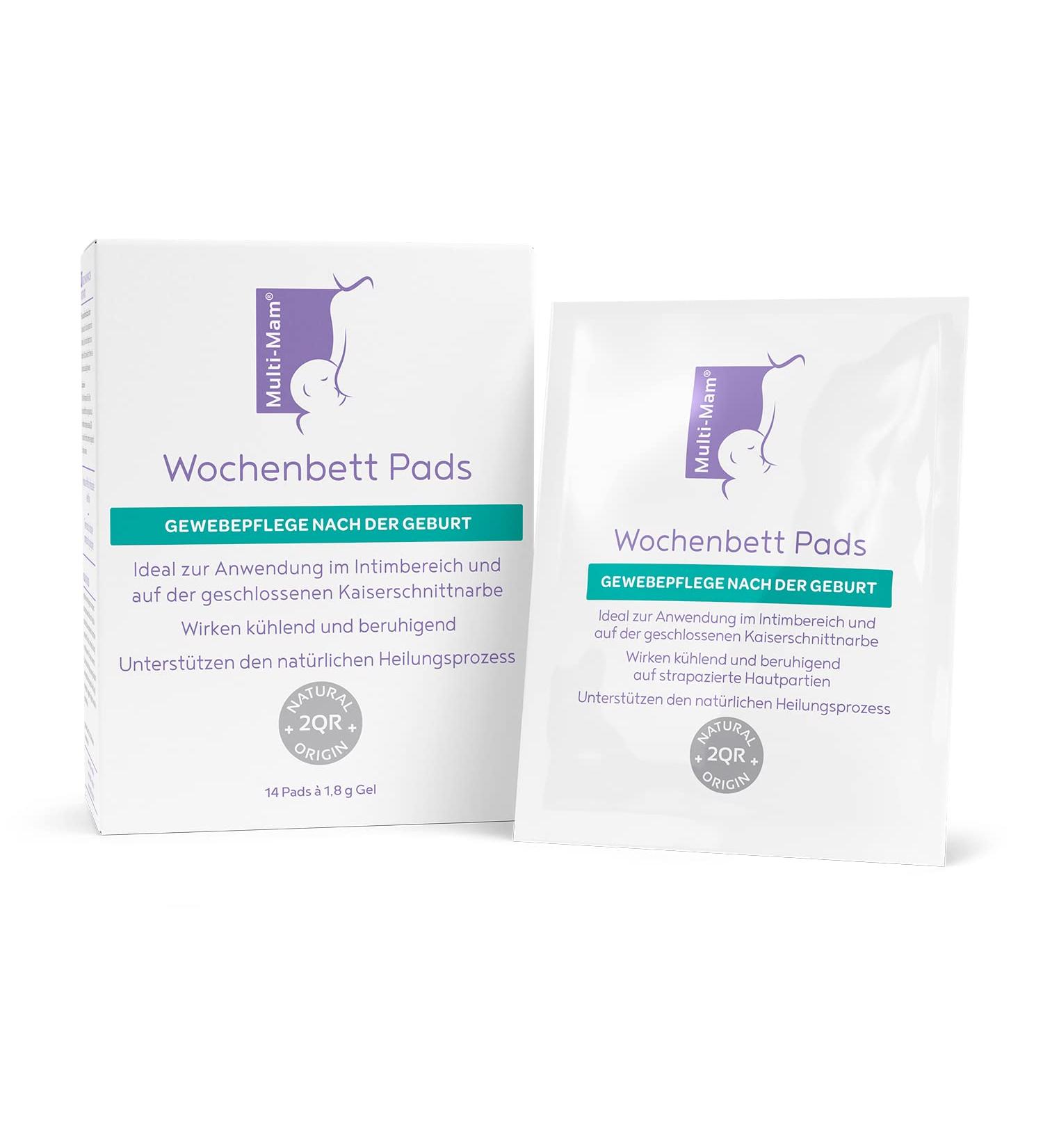 Multi-Mam Puerperium Pads Intimate Care for Postpartum Relief | Fragrance-Free Gel Pads for Cesarean & Vaginal Birth 14 Pack - Buy Online on GoSupps.com