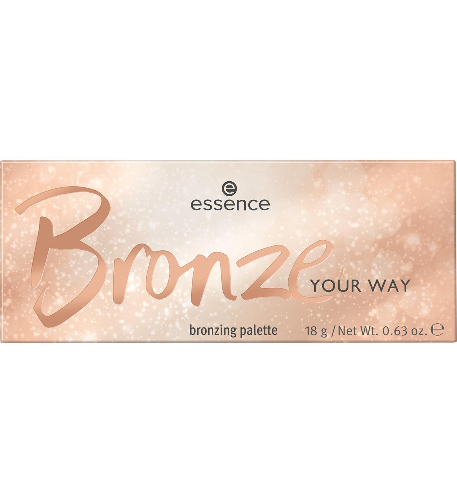 Essence Bronzing Palette - Vegan Multicolored Bronzing Powder | 3 Matt & Shimmer Shades (18g) - Buy Now - Buy Online on GoSupps.com