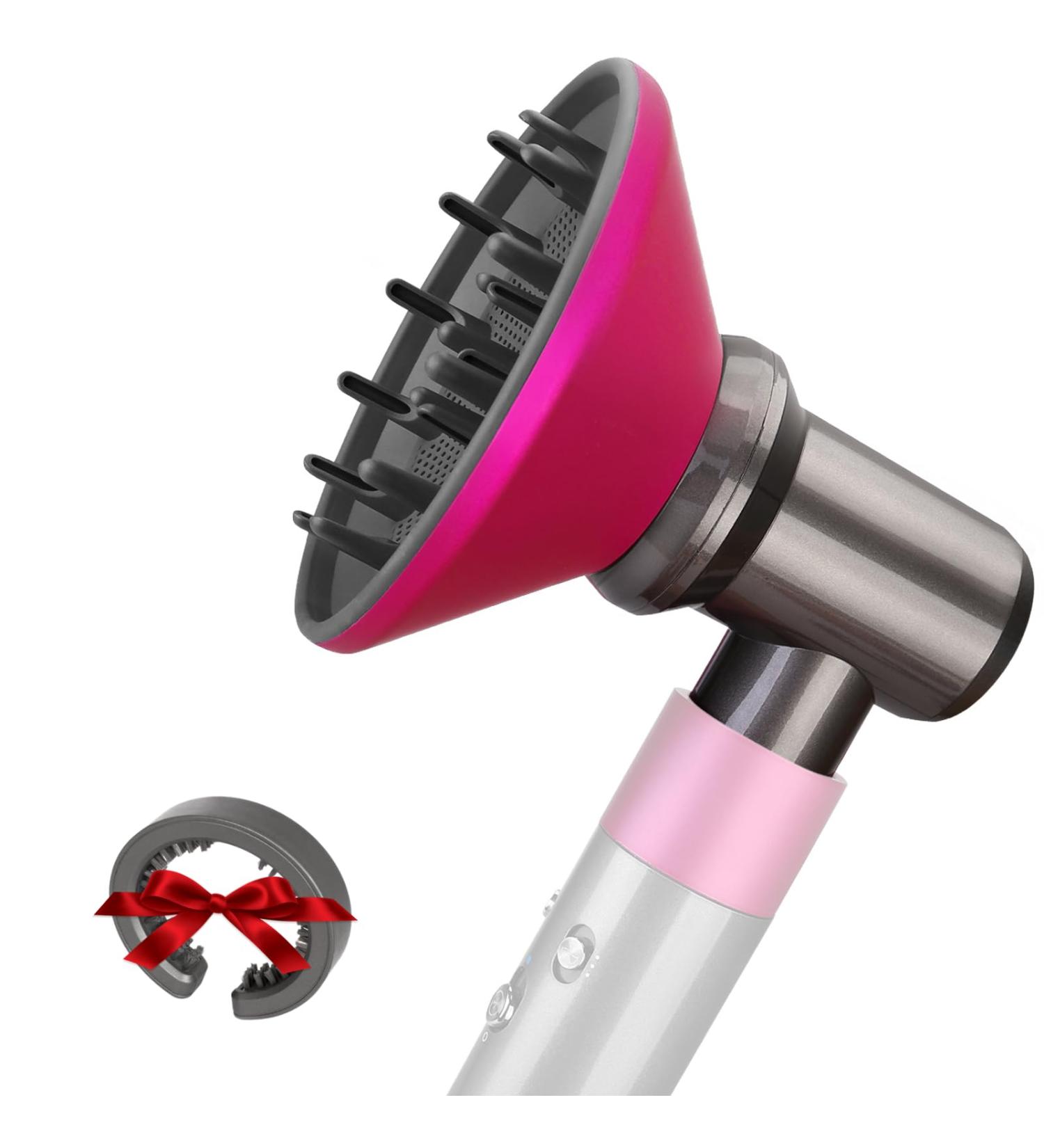 Dyson Airwrap Adaptor & Diffuser | Hair Dryer Attachment for Women | Bright Grey & Rose | Gifts for Girls - Buy Online on GoSupps.com