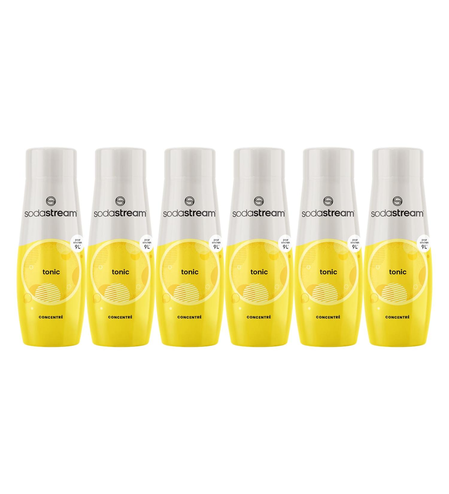 SodaStream Tonic Concentrate for Sparkling Water and Soda Machine | Prepare Up to 9 Litres of Tonic in Seconds 440ml (Pack of 6) - Buy Online on GoSupps.com