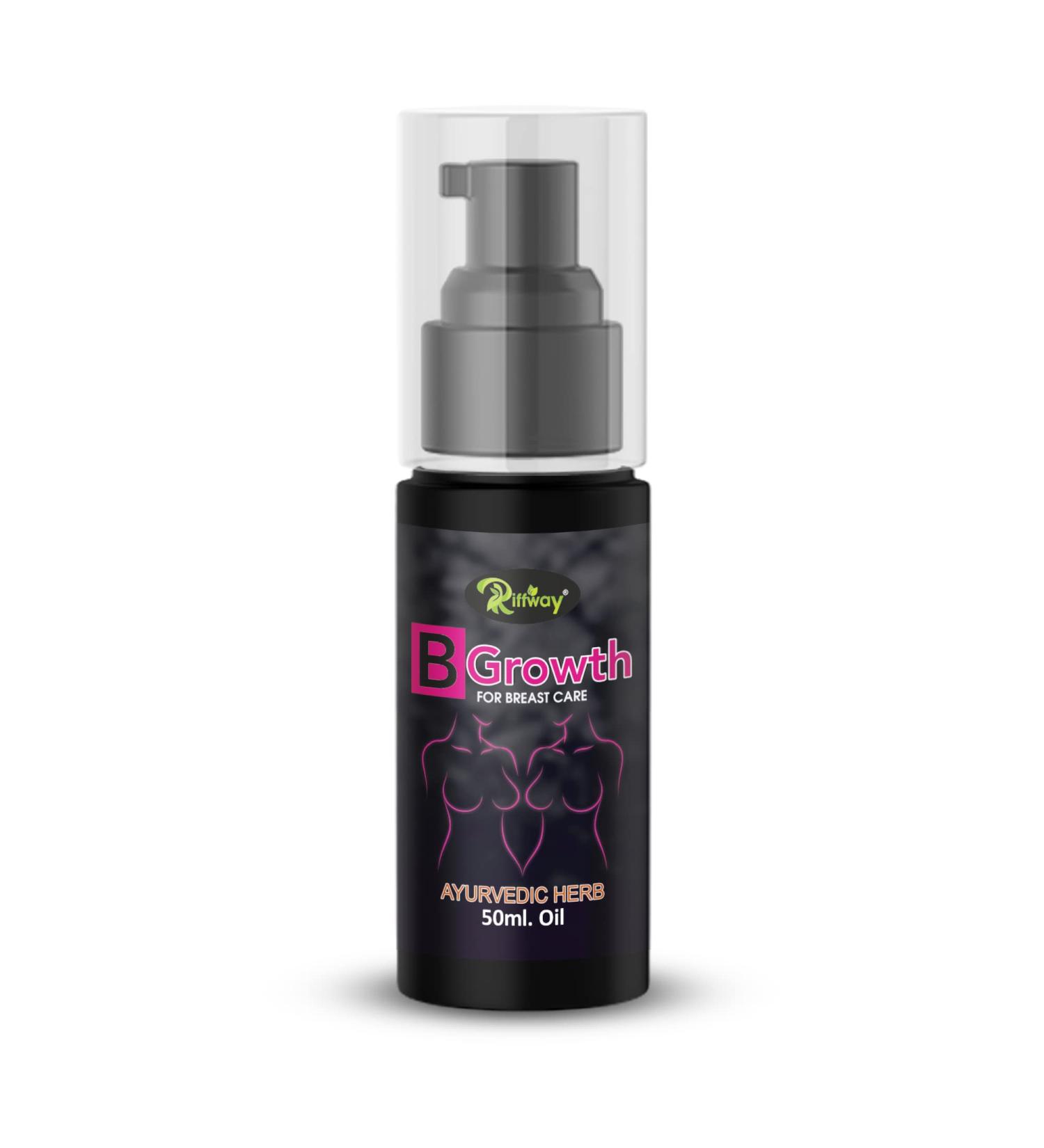 Riffway B Growth Breast Spray Oil 50ml - Enlarge Women's Bust Size Naturally - Buy Online on GoSupps.com