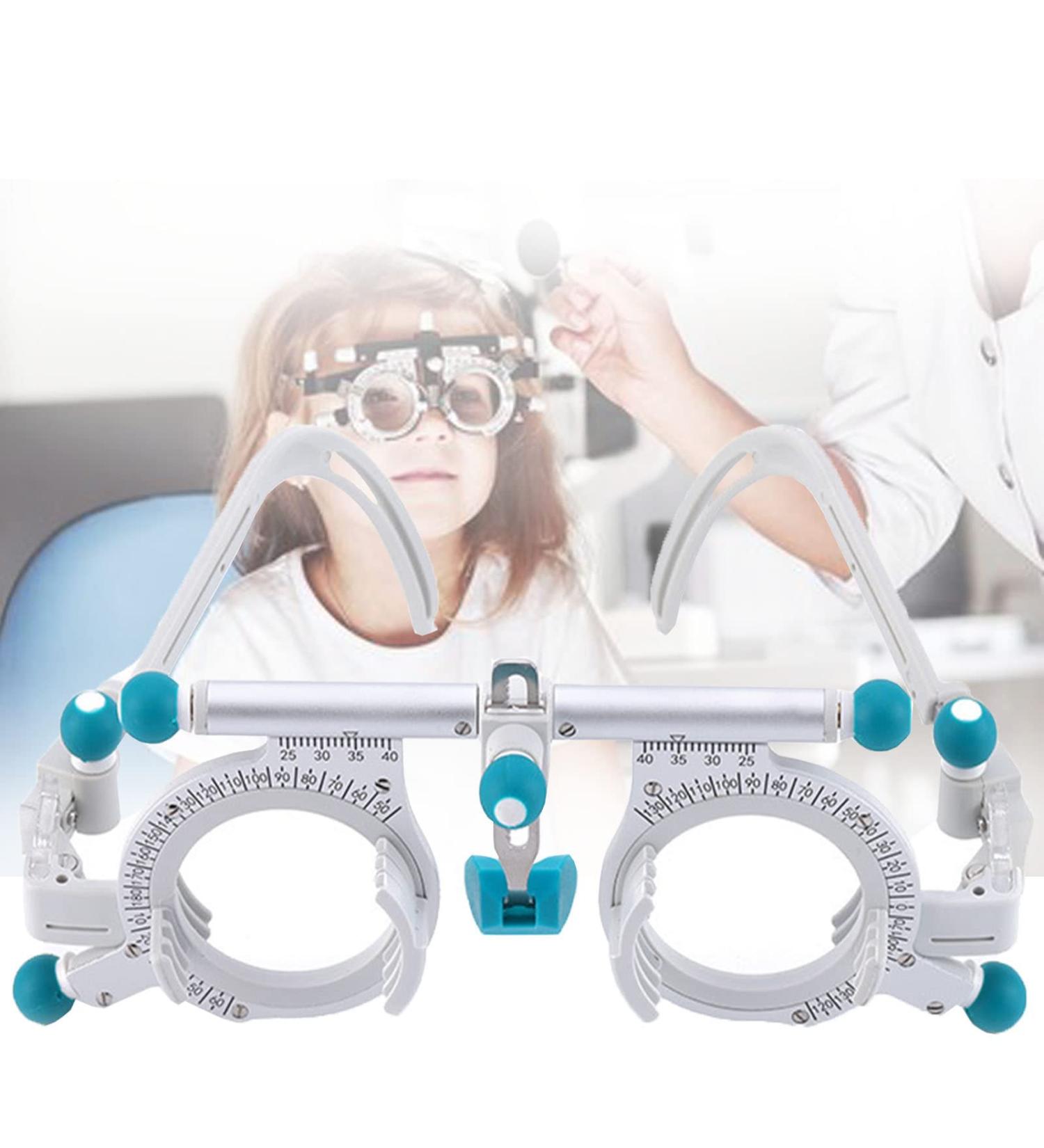 Adjustable Optical Test Frame | 48-80mm 360 Rotation Compatible with 5 Lenses | Ideal for Glass Businesses & Ophthalmology Centers - Buy Online on GoSupps.com