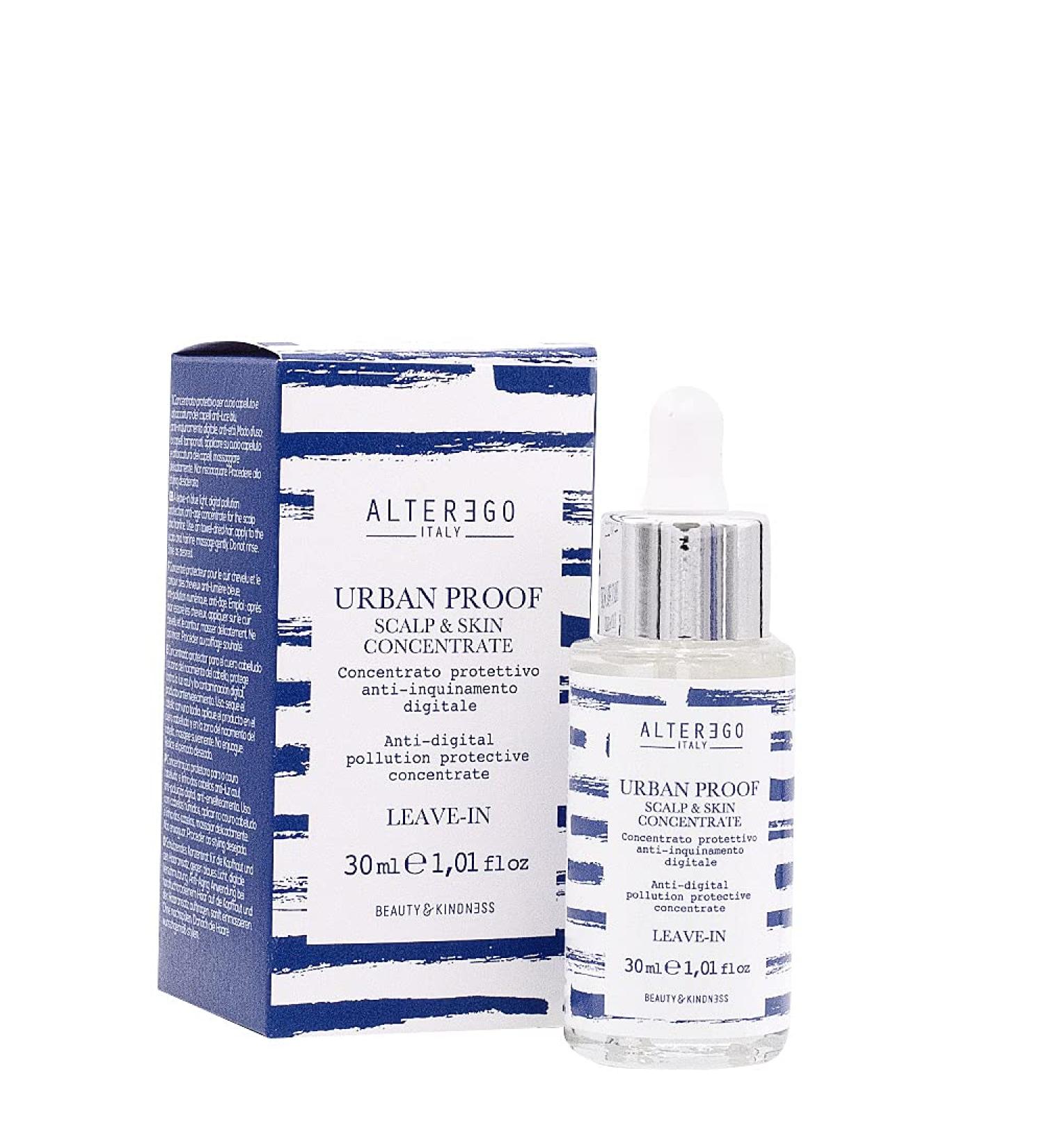 Alter Ego Urban Proof Scalp & Skin Concentrate | Blue light protective treatment