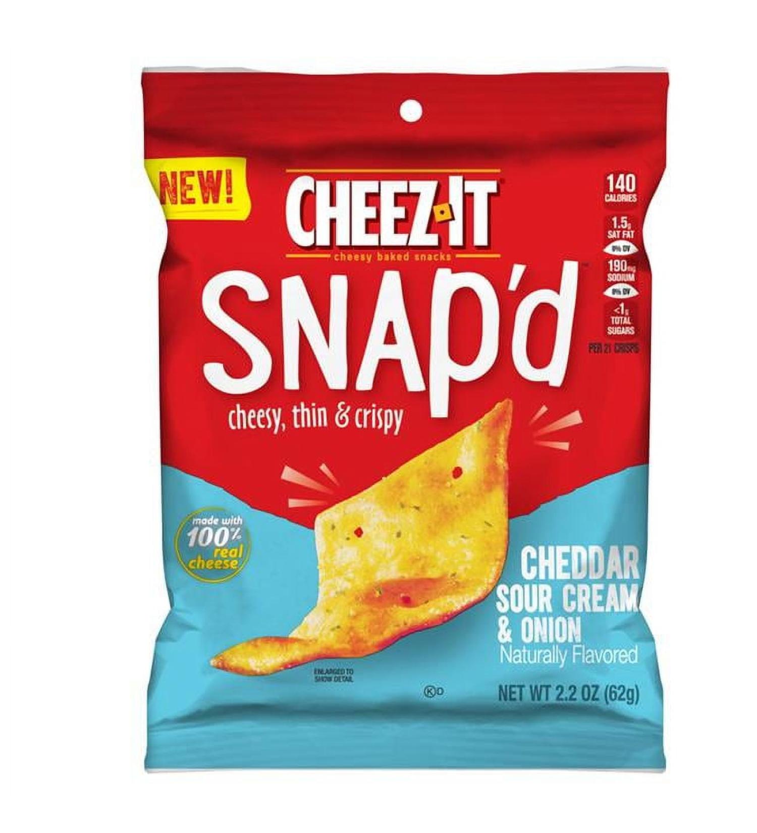 CHEEZ-IT SNAP'D CHEDDAR SOUR CREAM ONION 6/2.2oz