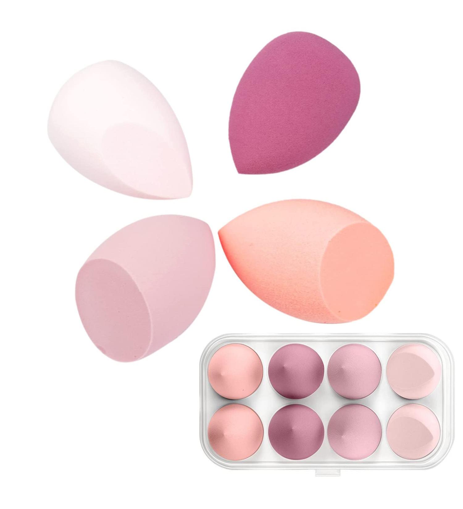 Makeup Sponge Set Face Beauty Make Up Sponges Blender 8-Pack - Buy Online on GoSupps.com