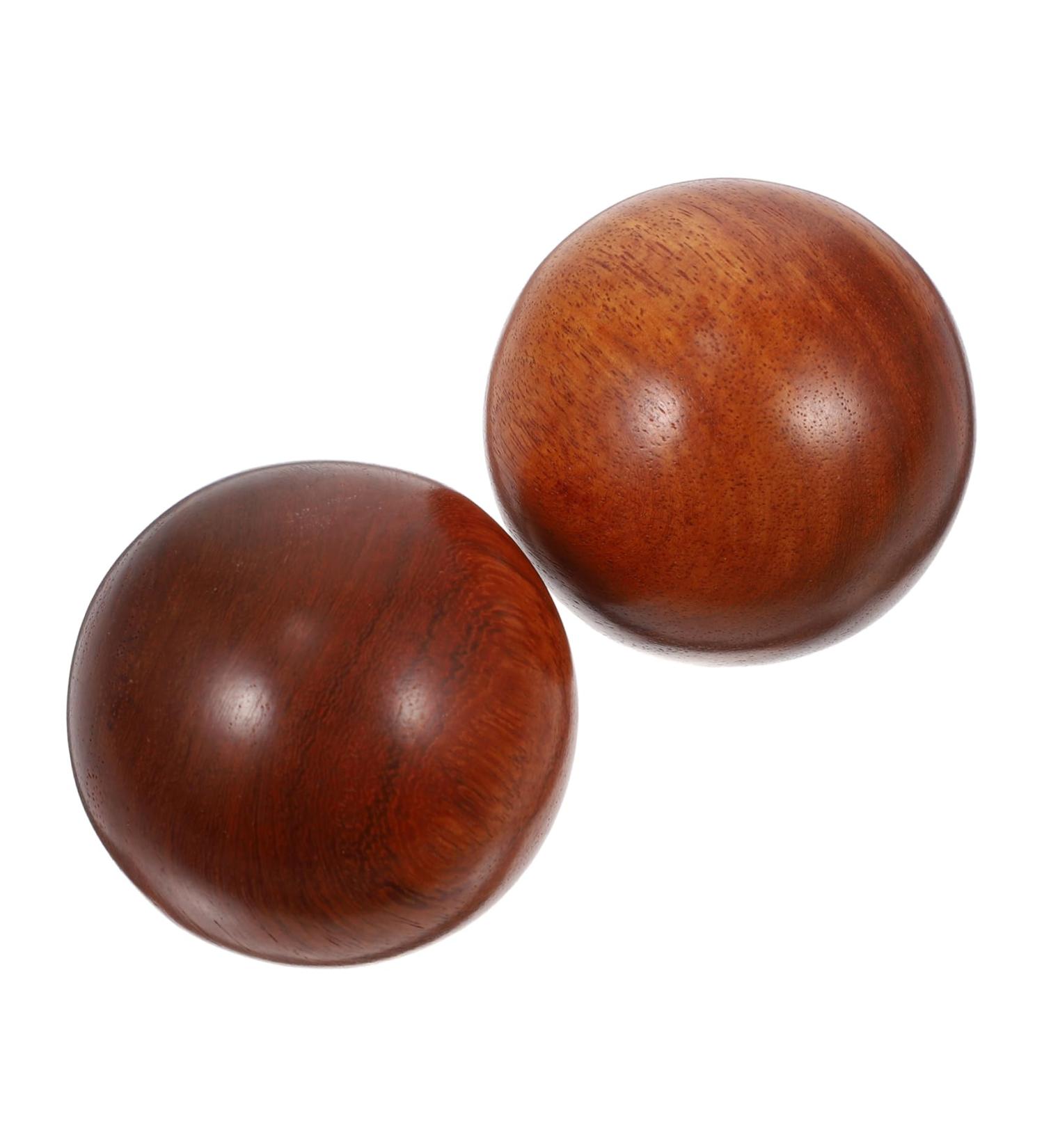 Magiclulu Health Balls | Handball Massage Gifts for Adults | Portable Depth Massage Rosewood Fitness Balls 55x5.5cm - Buy Online on GoSupps.com