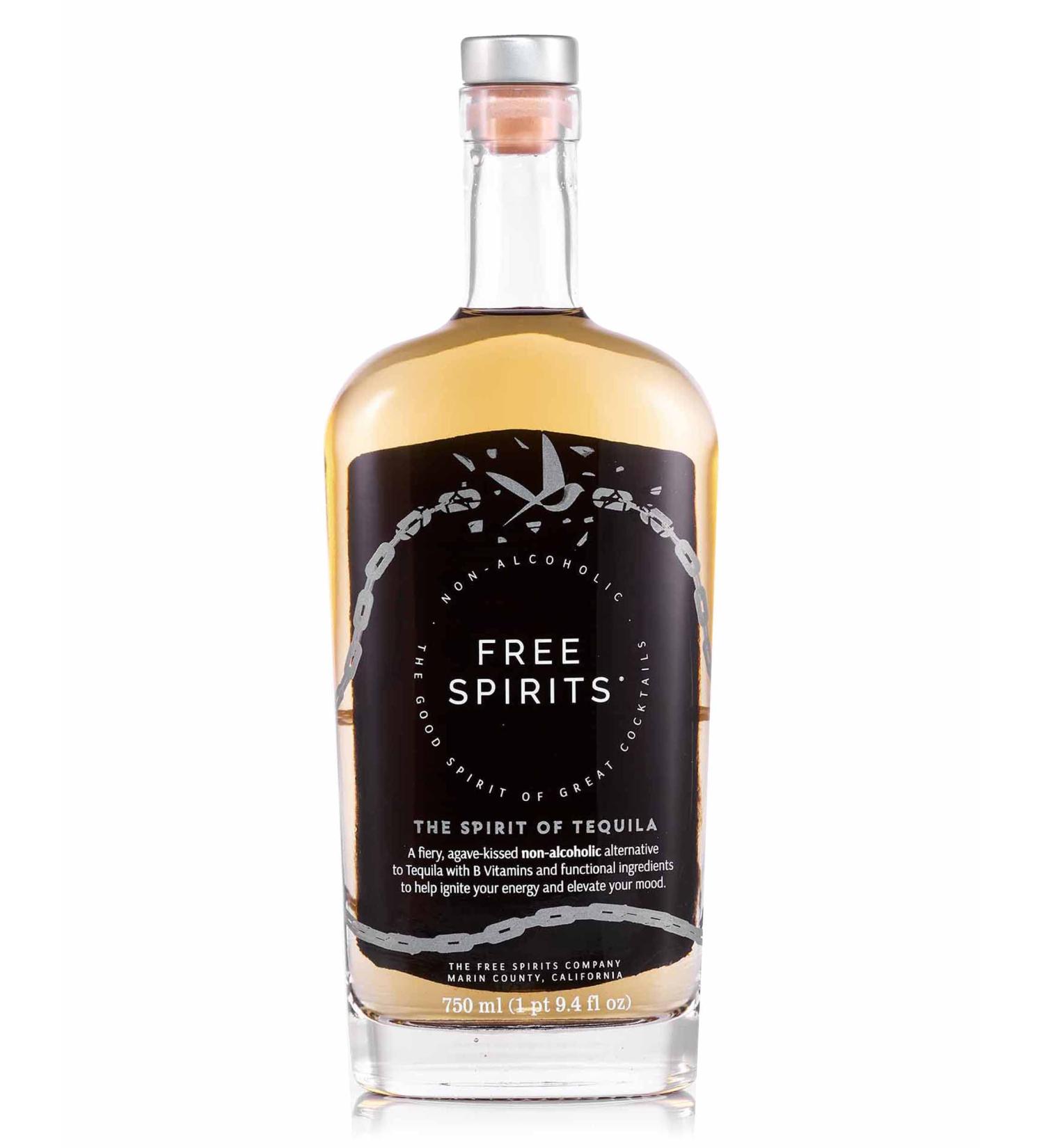Spirit of Tequila: Award-Winning Non-Alcoholic Cocktail Mixer | Smoke & Agave | 5 Calories | Vegan & Gluten-Free | Mood-Lifting Vitamins - 750ml - Buy Online on GoSupps.com