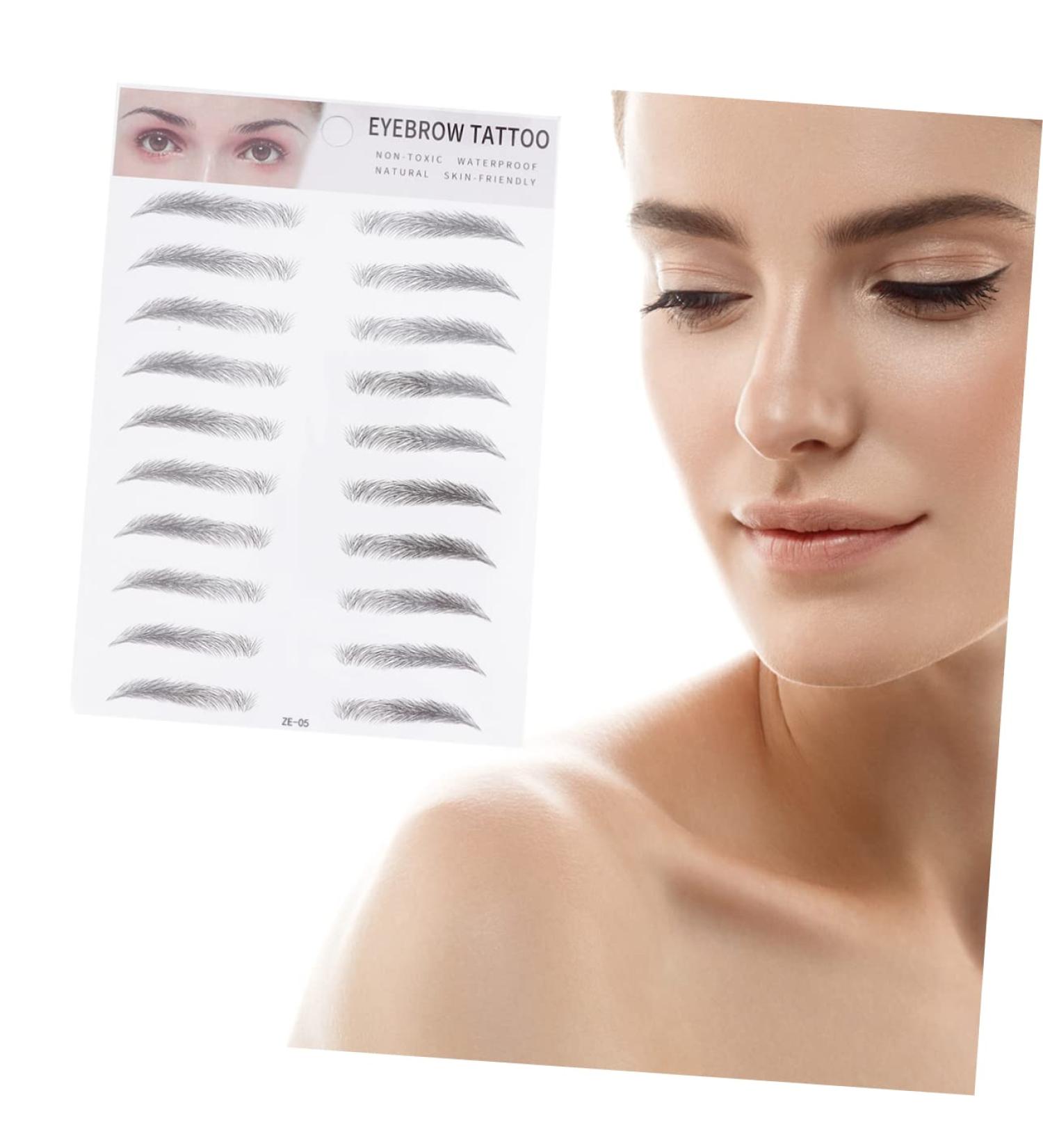 Housoutil 2pcs 3d Eyebrow Stickers Beauty Kit Lady Tools Hair Kit Eyebrow Tool The Lazy 6d Eyebrow Trimming - Buy Online on GoSupps.com