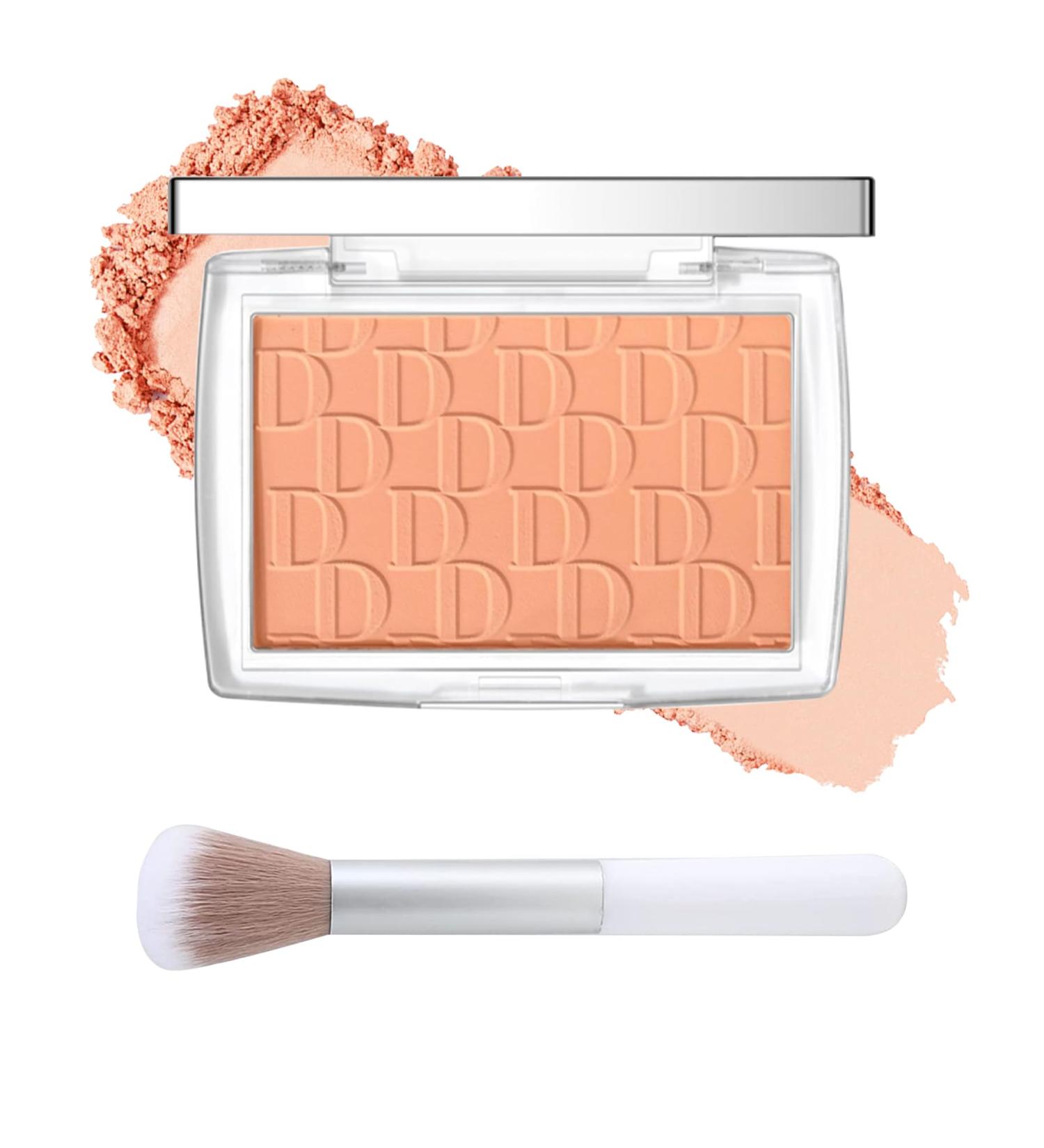 Matte Powder Blush Rosy Glow Face Blush Contour Highlight Makeup Palette High Impact Buildable Color Lightweight & Smooth Finish & Long Lasting Professional Pressed Power Blush for Cheek Coral 004#coral - Buy Online on GoSupps.com