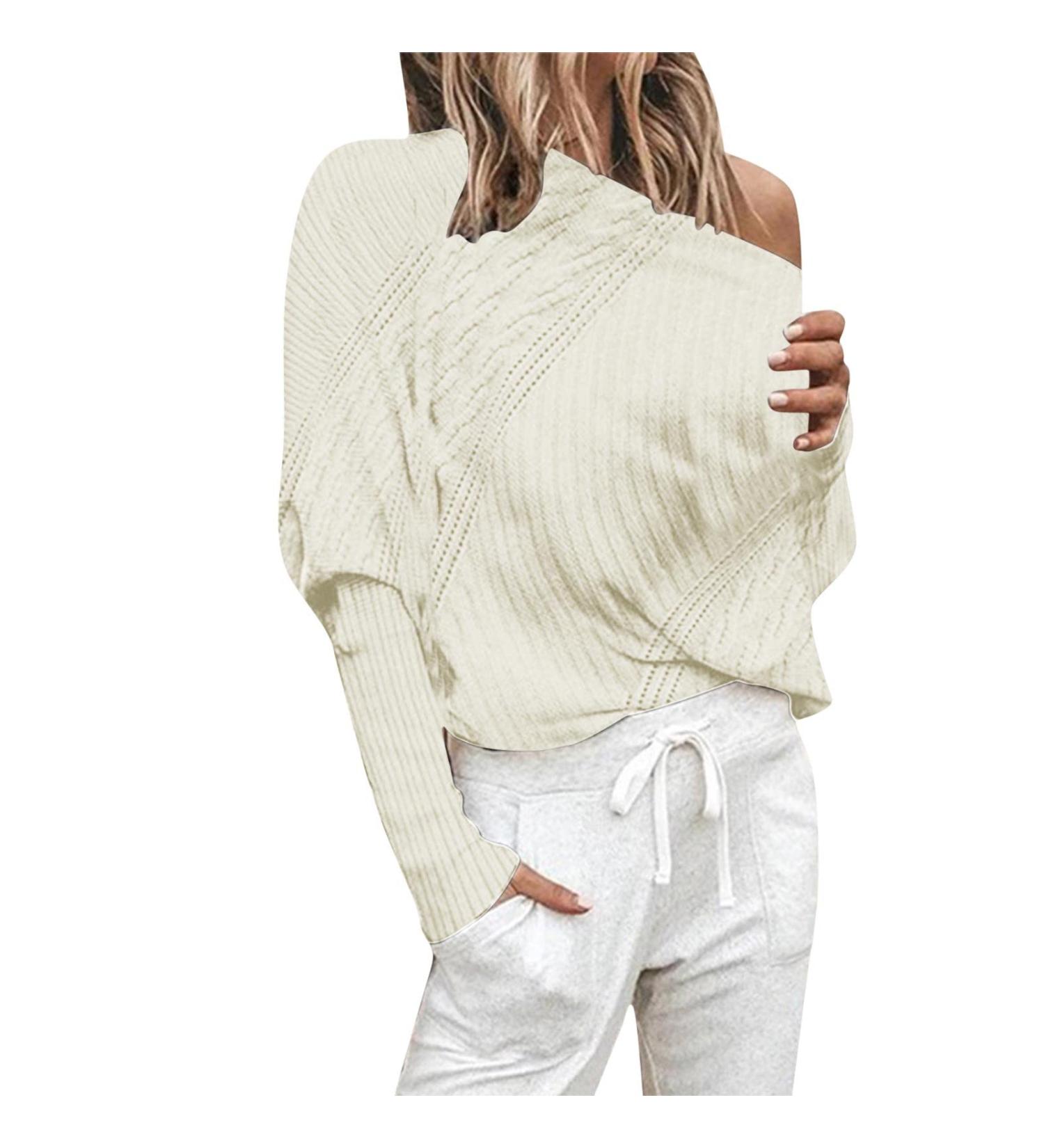 Fguuthym Women's Knit Woolen Vest - Autumn Sleeveless Sweater Top - Elegant Beige Design - Buy Online on GoSupps.com