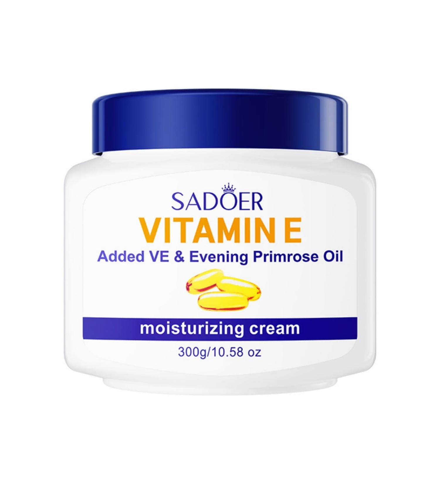 suckoo For Sadoer Evening Primrose Vitamin E Moisturizing Face Cream Lotion Moisturizing Nourishing Face Moisturizers Firming Facial Creams Facial Skin Care Cream Brighten skin tone 300g 10.58 OZ - Buy Online on GoSupps.com