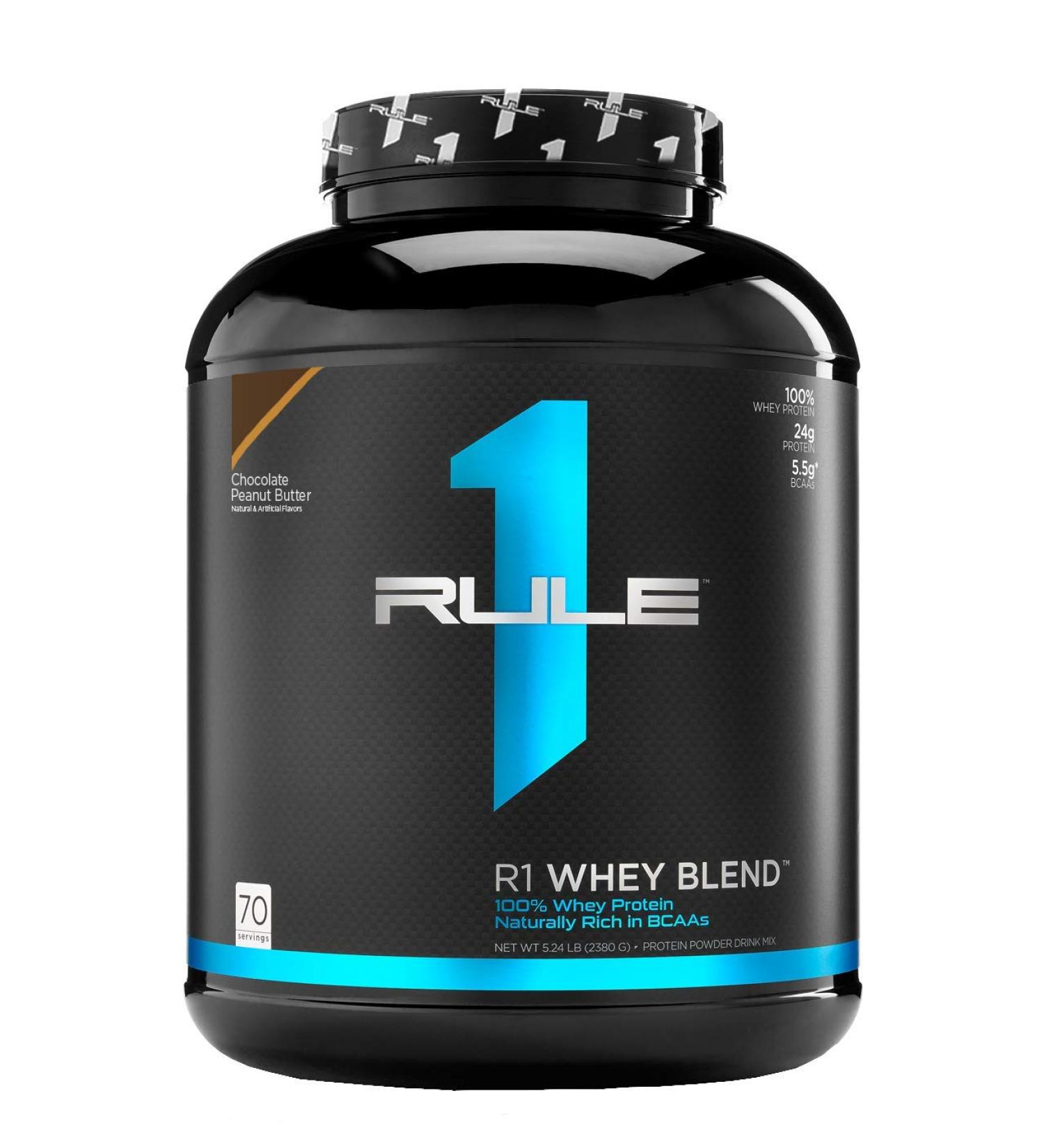 R1 Whey Blend 68 Servings - Chocolate Peanut Butter & Fudge Combo (Pack of 1) - Buy Online on GoSupps.com