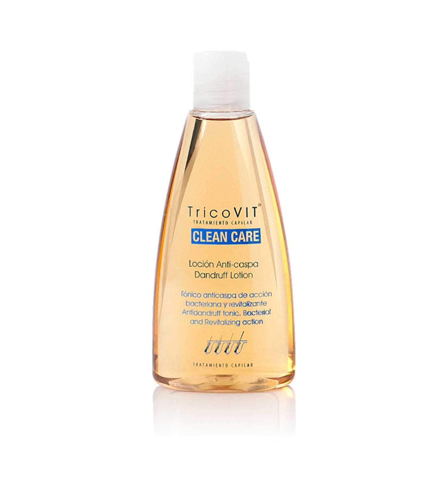 Tonology TricoVIT Clean Care - Anti-dandruff lotion - Reduces flaking relieves itching - Purifying and antimicrobial - 200 ml
