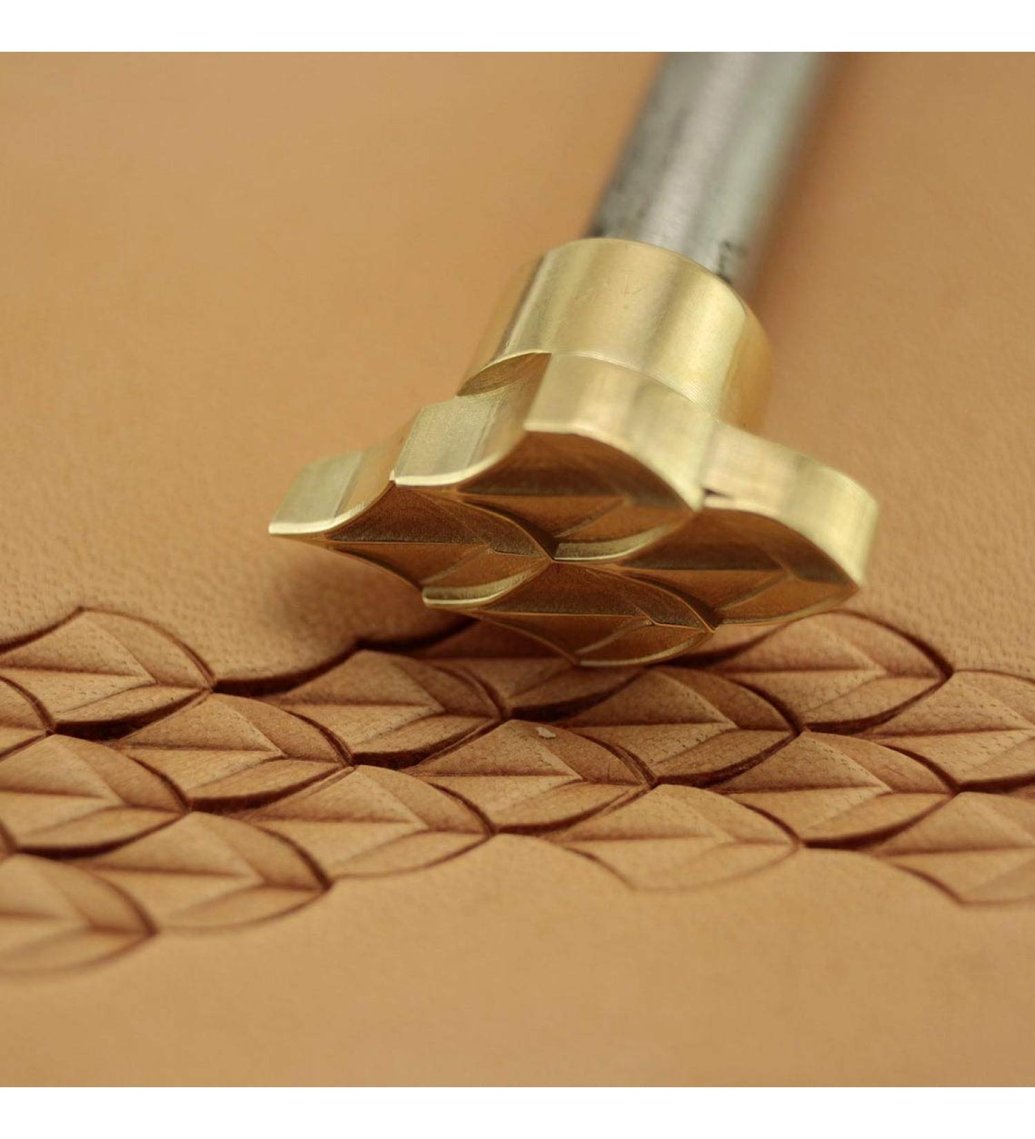 Dragon Scale Leather Stamp Tool | Brass Carving Punches for Craft Saddle | 228-2 - Buy Online on GoSupps.com