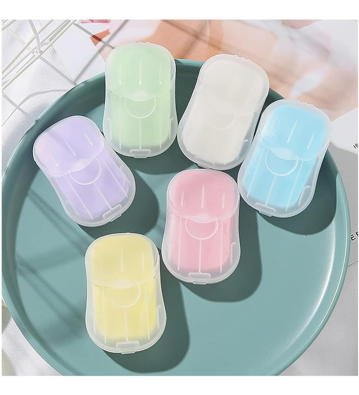 Portable Soap Sheets - 6 Box Blue Travel Soap Paper | Water Soluble & Scented for Camping & Outdoor Use - Buy Online on GoSupps.com
