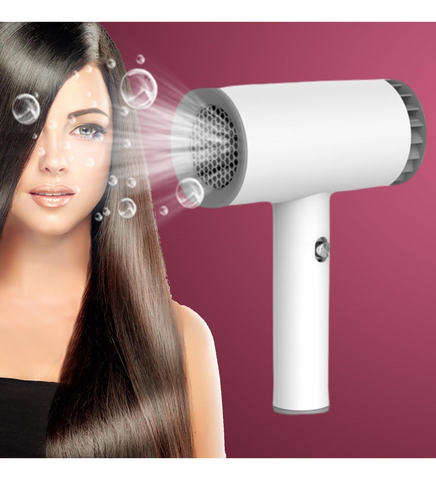 Cordless Hair Dryer Low Noise Family Travel Hair Dryer High Speed Blow Dryer 2000mAh Battery Design Portable Hair Care Blow Dryer for Home Travel Hotel - Buy Online on GoSupps.com