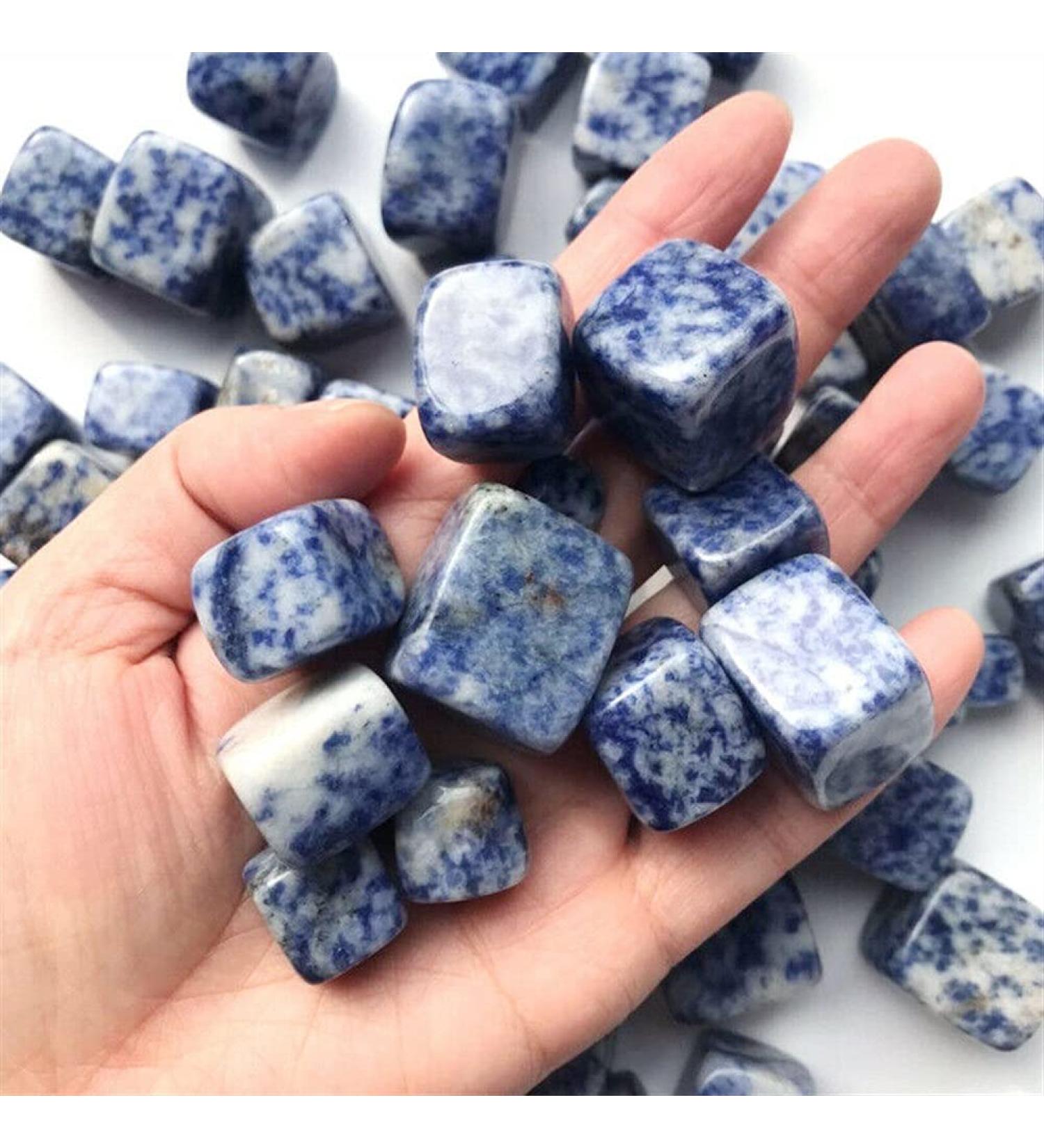 100g Natural Cube Blue Sodalite Stone Tumbled StonesCrystals Gemstone Natural Stone Crystal Stone Crystal Reiki - Buy Online on GoSupps.com