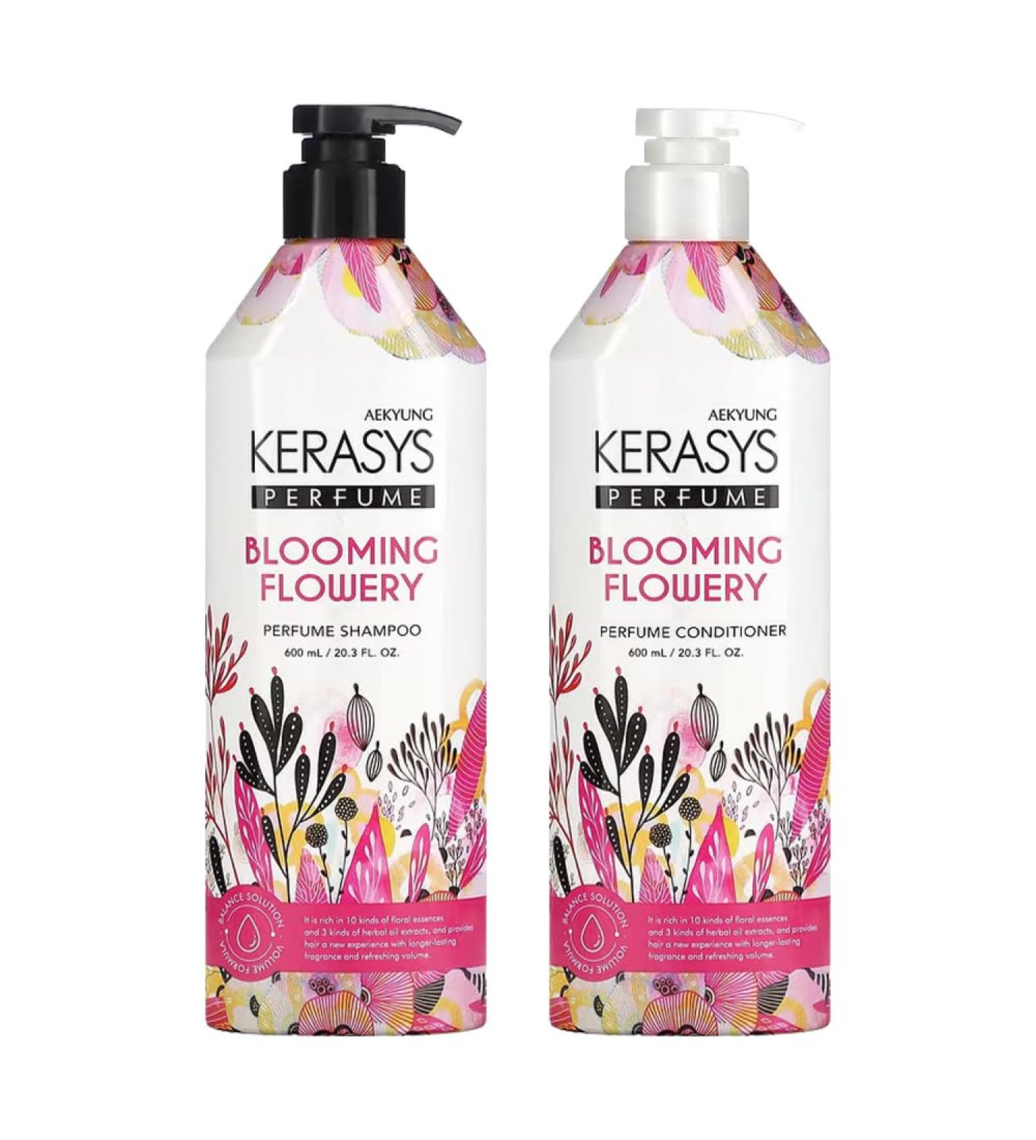 Kerasys Perfume Blooming Flowery Shampoo & Conditioner Set 20.3 fl oz | International Shipping Available - Buy Online on GoSupps.com