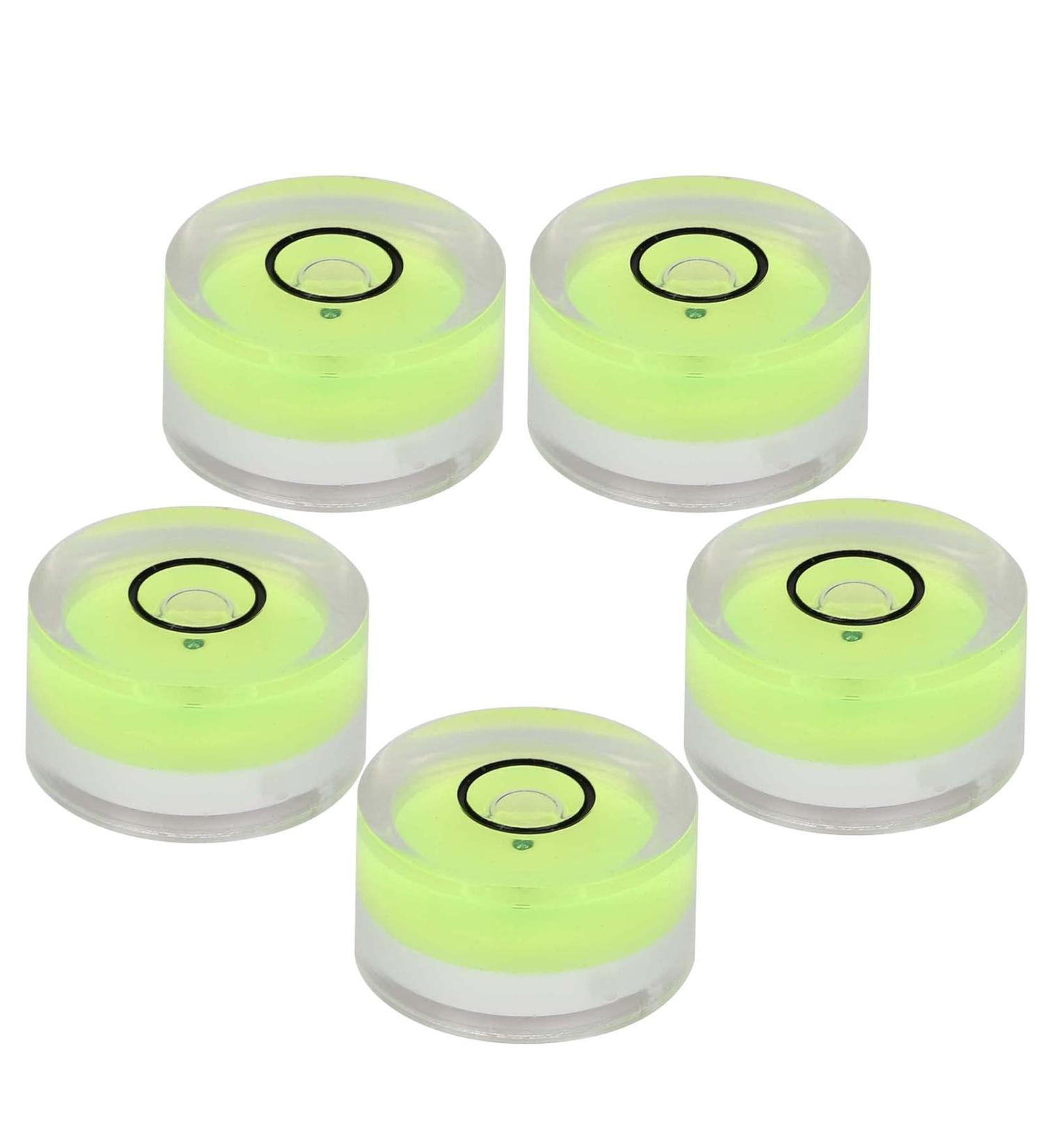 Mini Bubble Compact and Beautiful 5 Pieces 15mm Bubble Portable for Horizontal Calibration of Electronic Scale Balance - Buy Online on GoSupps.com
