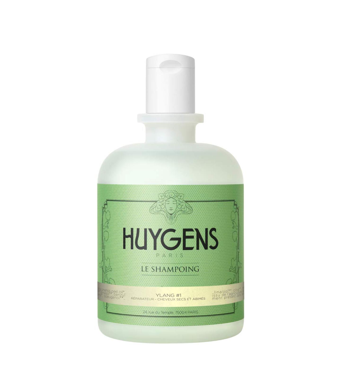 Huygens Ylang 1 Huygen Repair Shampoo soft supple shiny for dry dry or colored hair essential ylangylangylangylangylang oil natural and organic origin made in France 250 ml - Buy Online on GoSupps.com