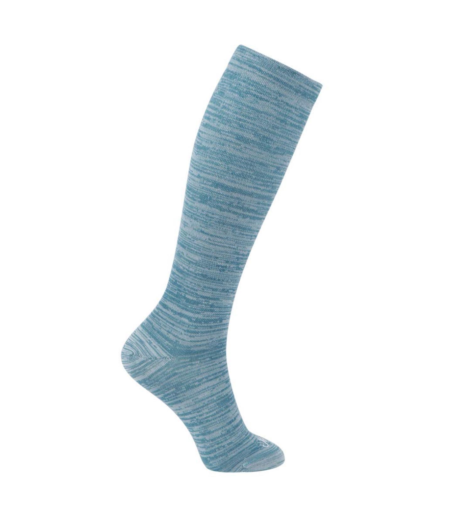 JAVIE 80% Merino Wool Compression Socks for Women & Men - Ultra Soft 15-20mmHg Graduated Support in Teal Blue - International Shipping Available - Buy Online on GoSupps.com