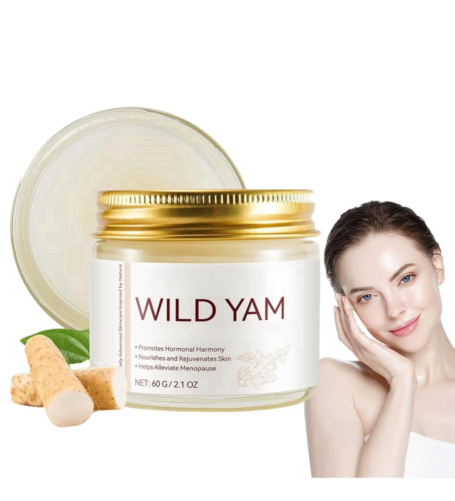 Wild Yam Cream Wild Yam Root Cream Wild Yam Cream Organic for Balance Organic Balancing Yam Cream for Women Body Cream Skin Moisturizer Hydrating & Anti Aging Face Cream for All Skin Types - Buy Online on GoSupps.com