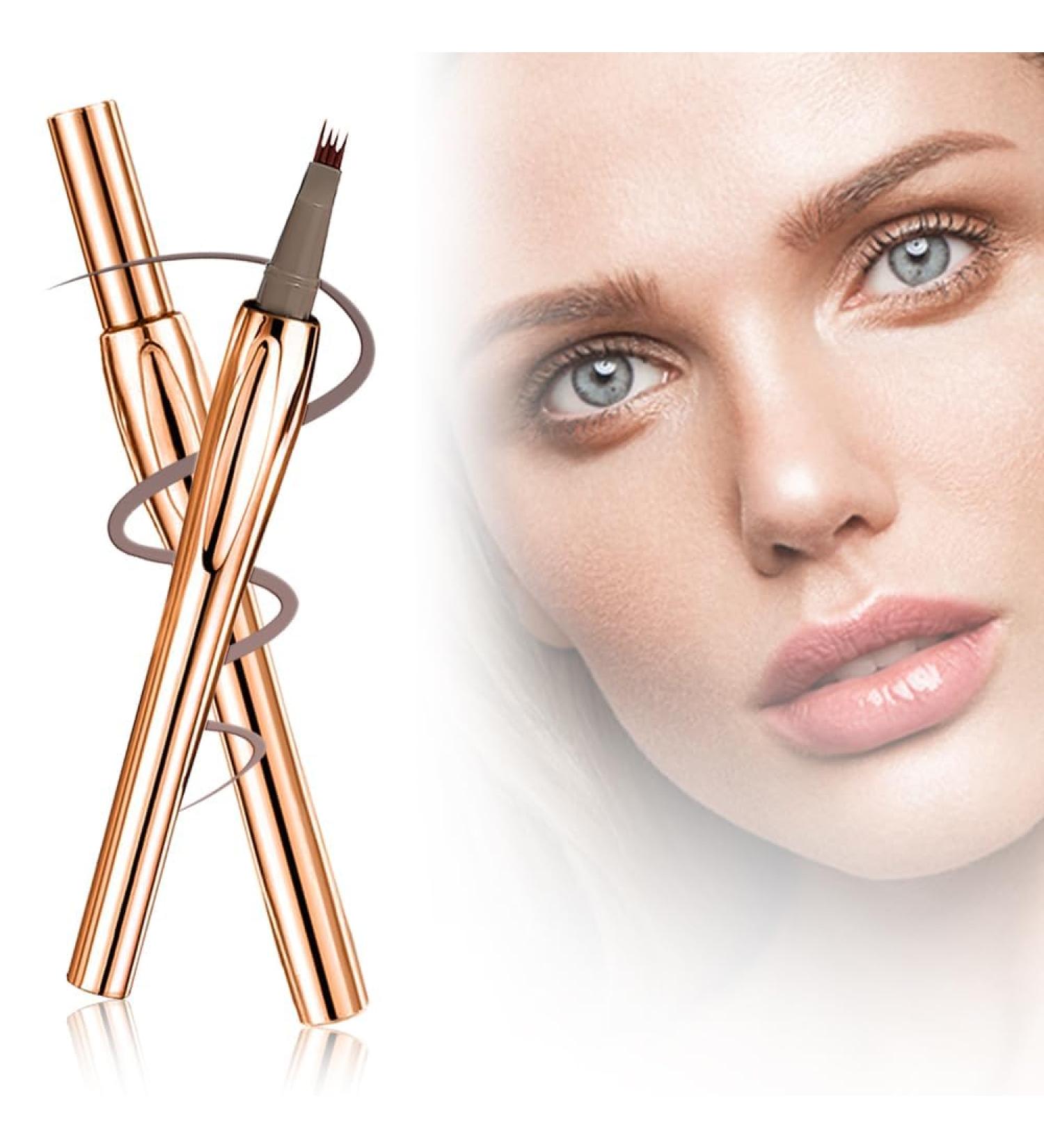 2024 New Magic Eyebrow Pencil Upgrade 3D Waterproof Microblading Eyebrow Pencil Contouring Pen 4-Tipped Precise Brow Pen Long-Lasting Natural Fine Stroke Eyebrow Pencil (C-Gray) - Buy Online on GoSupps.com