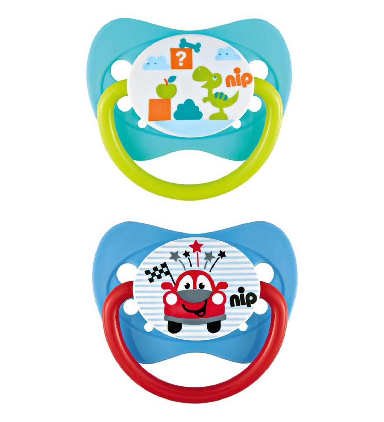 Nip Pacifier for Boys | Latex | 5-18 Months | International Shipping Available - Buy Online on GoSupps.com